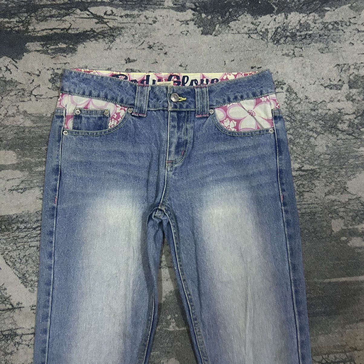 Body Glove Vintage Body Glove Flower Motive Denim Jeans Size 30" / US 8 / IT 44 - 2 Thumbnail