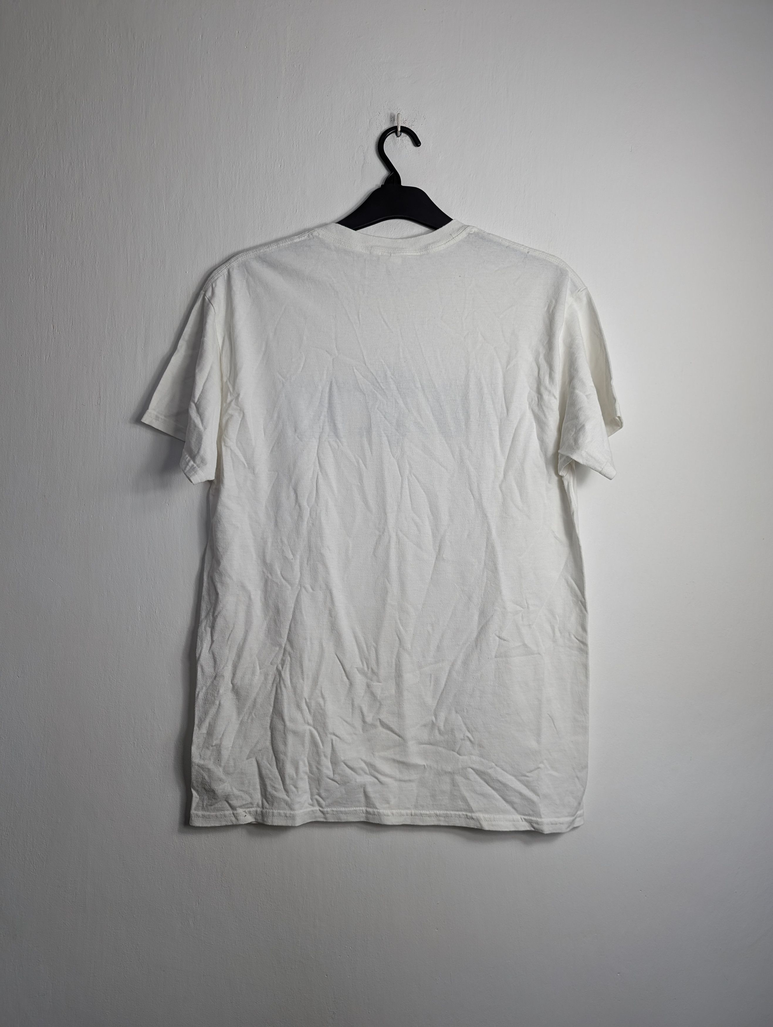 Vintage Toxic Skull Graphic Tee White Goth Grunge Streetwear Retro Size US L / EU 52-54 / 3 - 5 Thumbnail