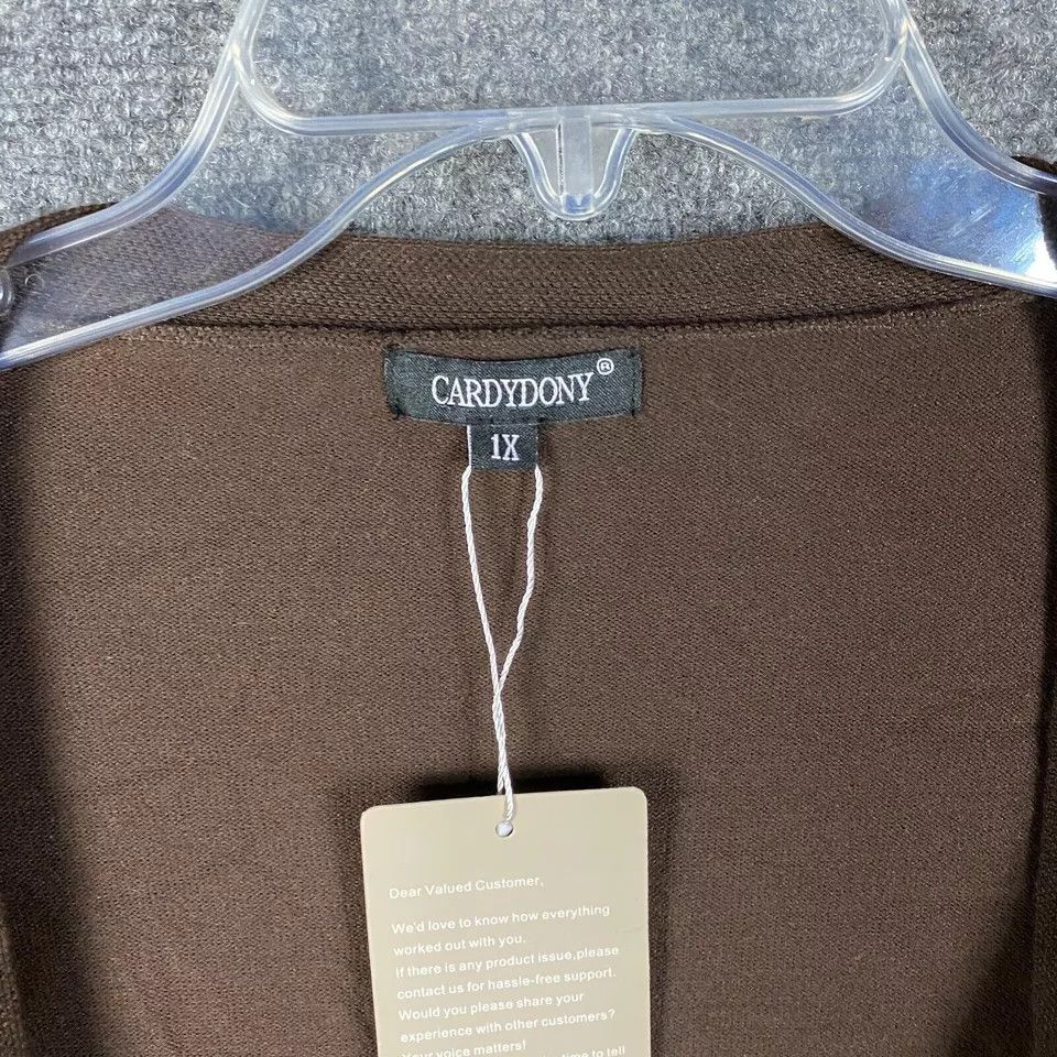 Other Cardydony Cardigan Women's 1X NWT Multicolor Viscose Blend Size ONE SIZE - 2 Thumbnail