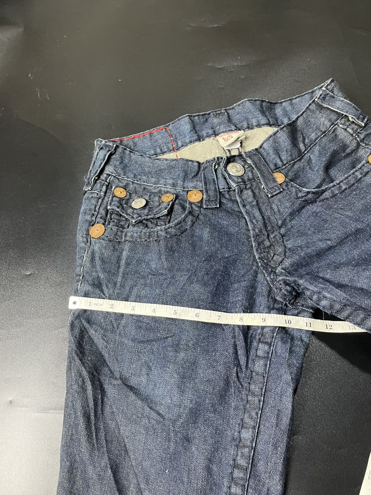 If Six Was Nine × Japanese Brand × True Religion Super Flared True Religion BlueJeans Size US 31 - 16 Thumbnail