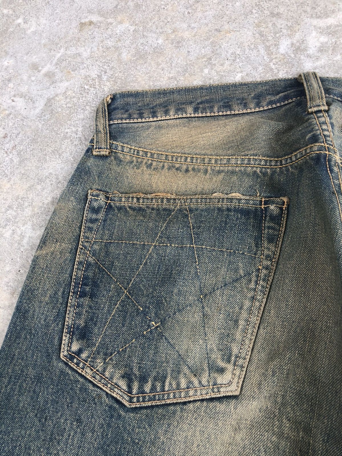 Sugar Cane Vintage Sugarcane 065 Distressed Denim Selvedge Denim Star Size US 32 / EU 48 - 19 Thumbnail