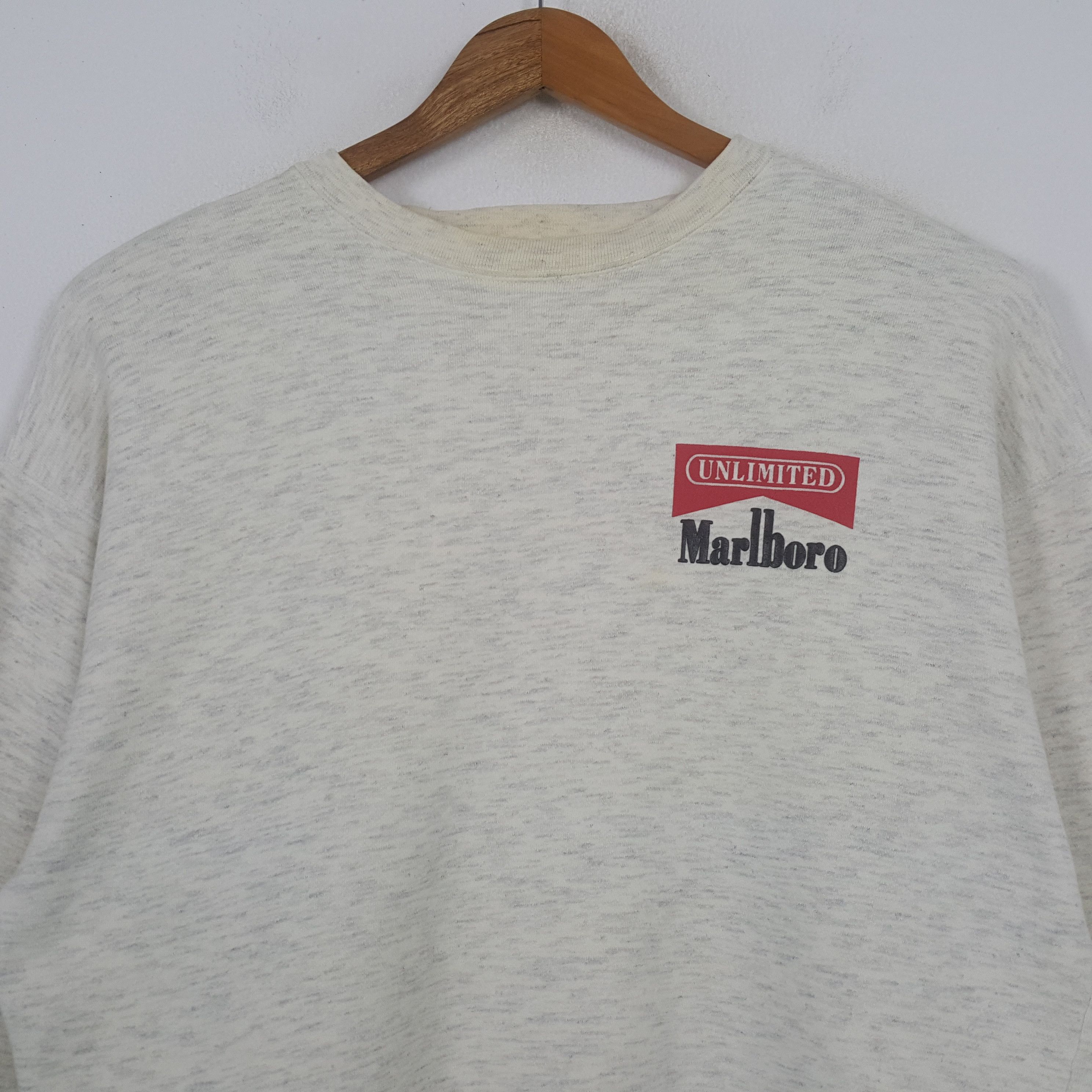 Marlboro × Vintage Vintage UNLIMITED MARLBORO Streetwear Sweatshirt C293N19 Size US L / EU 52-54 / 3 - 2 Thumbnail
