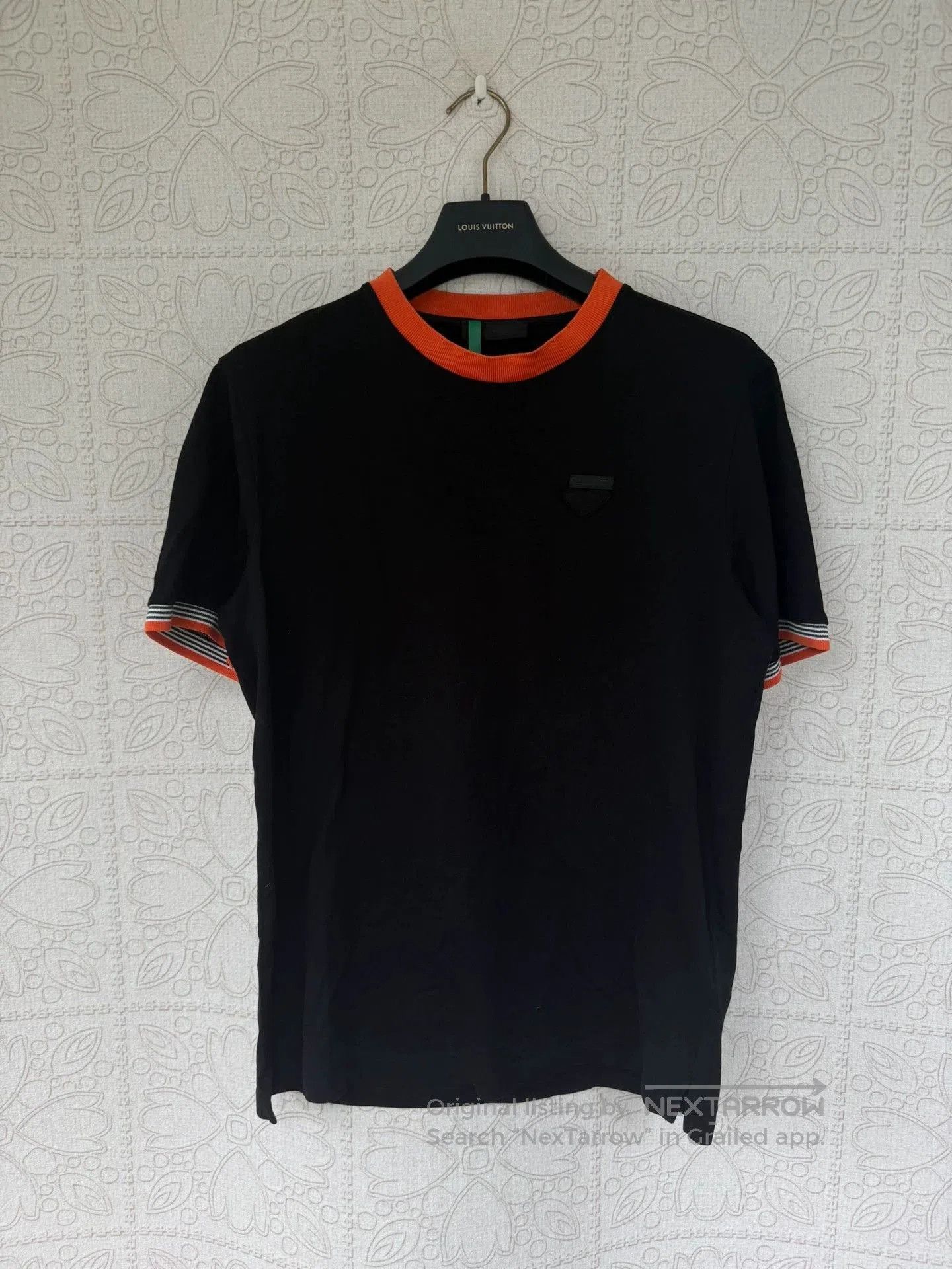 prada color block short sleeve t.