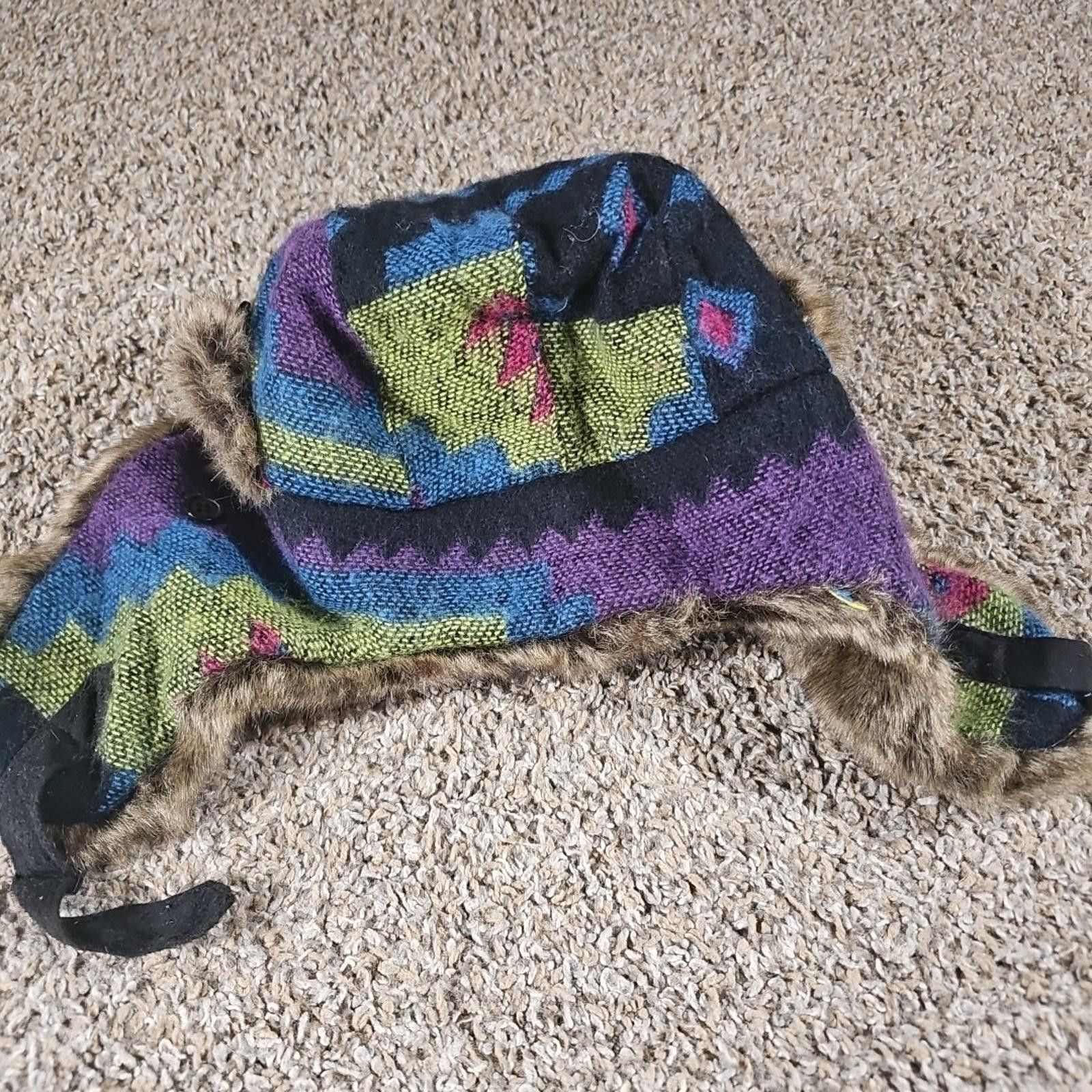 Steve Madden MUDD Trapper Hat Y2K Faux Fur Ear Flaps One Size w/ Strap Size ONE SIZE - 5 Thumbnail