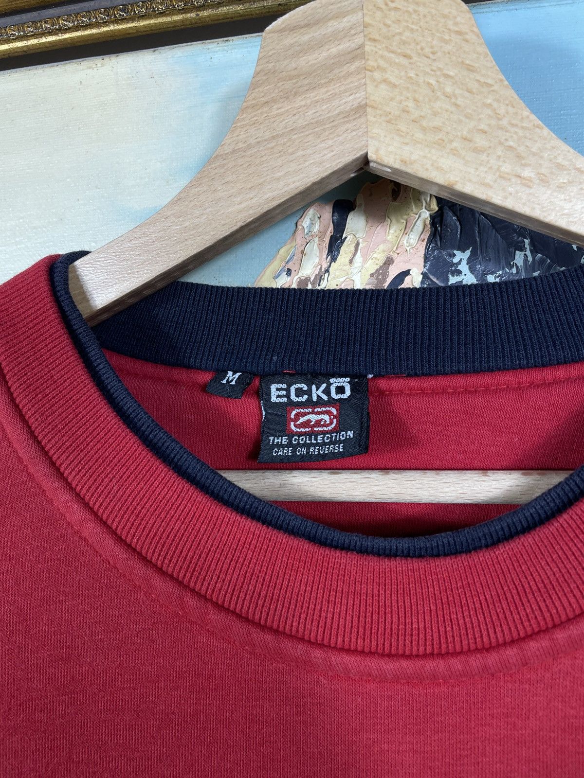 Ecko Unltd. × Vintage Red retro 00s baggy loose boxy crewneck Ecko swag hiphop rap Size US M / EU 48-50 / 2 - 6 Thumbnail