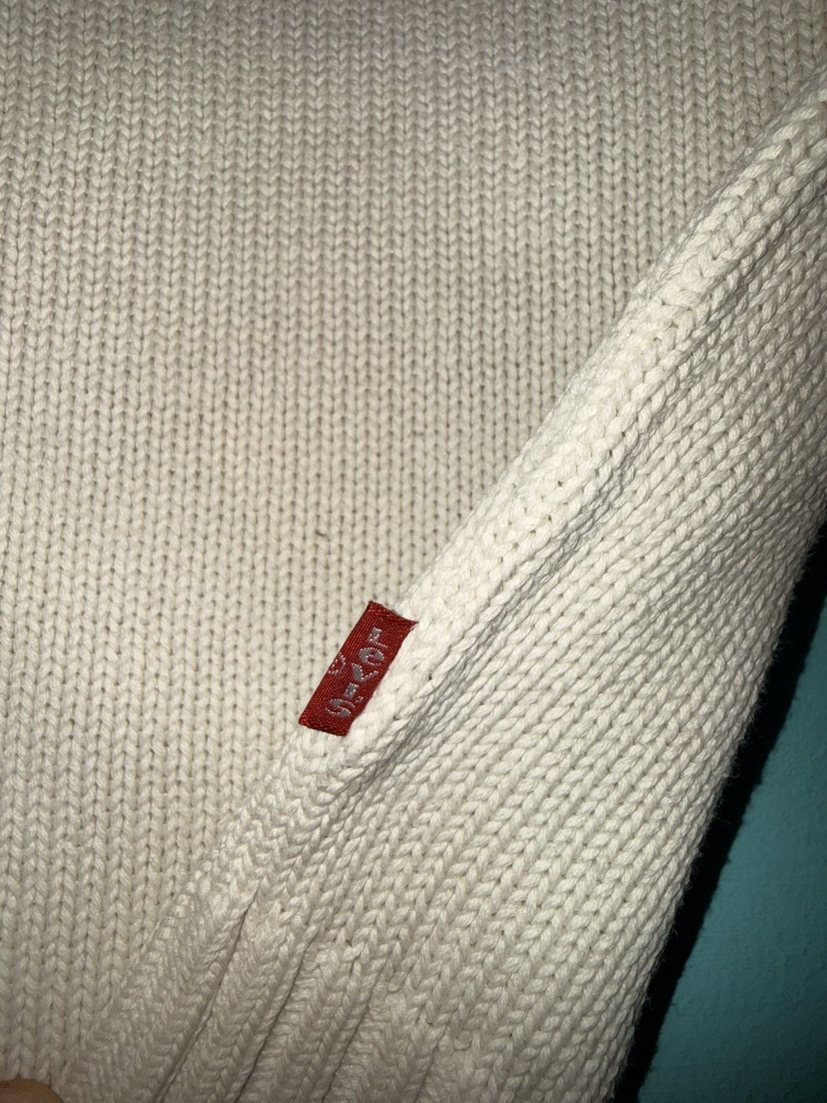 Levi's Vintage Clothing Pristine Vintage Levi’s Red Tab Cream Knit Sweater Medium Size US M / EU 48-50 / 2 - 3 Thumbnail