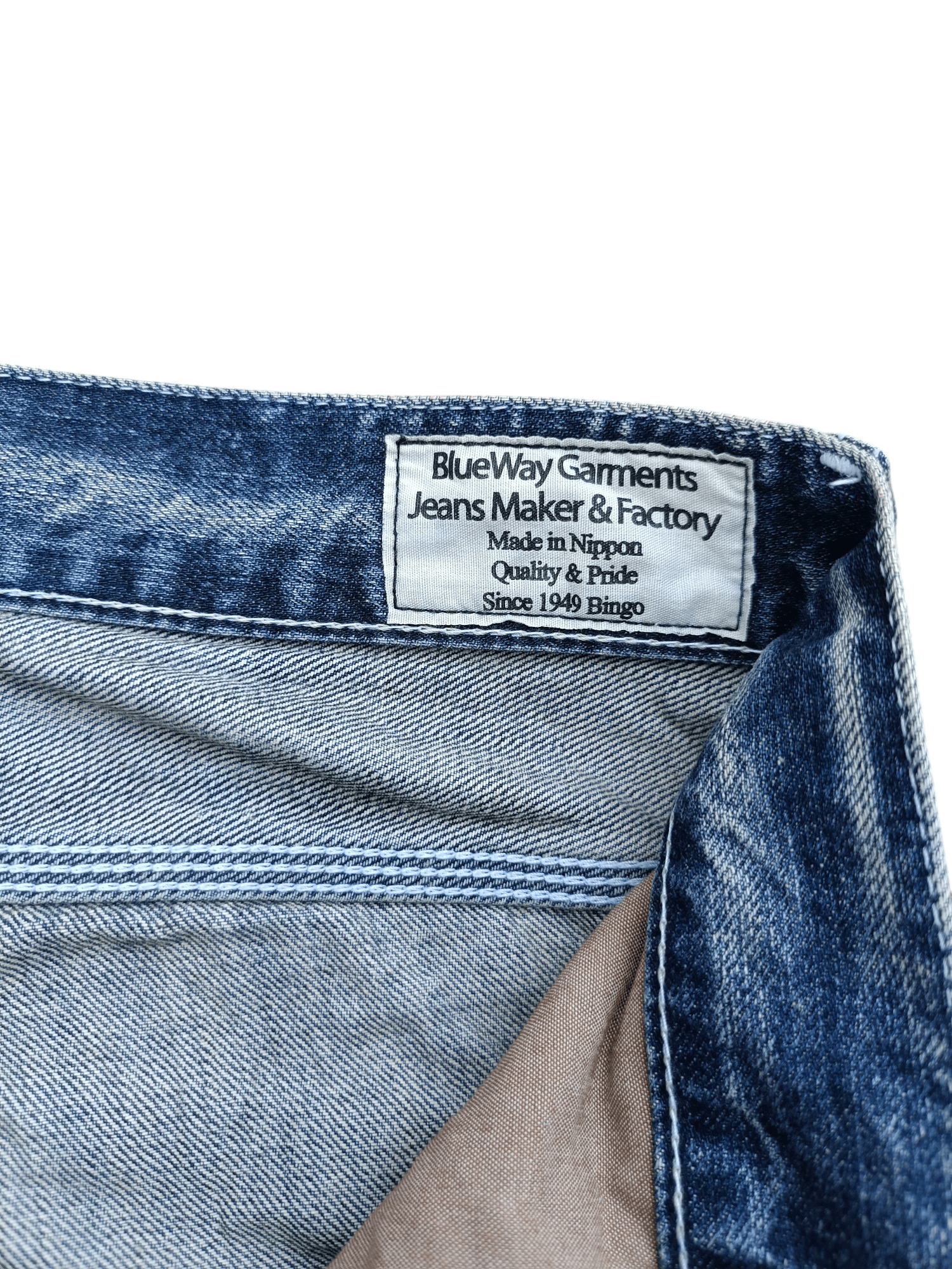 Other VINTAGE 💥 BLUEWAY GARMENTS JEANS BLEACH STYLE JEANS Size US 34 / EU 50 - 8 Thumbnail