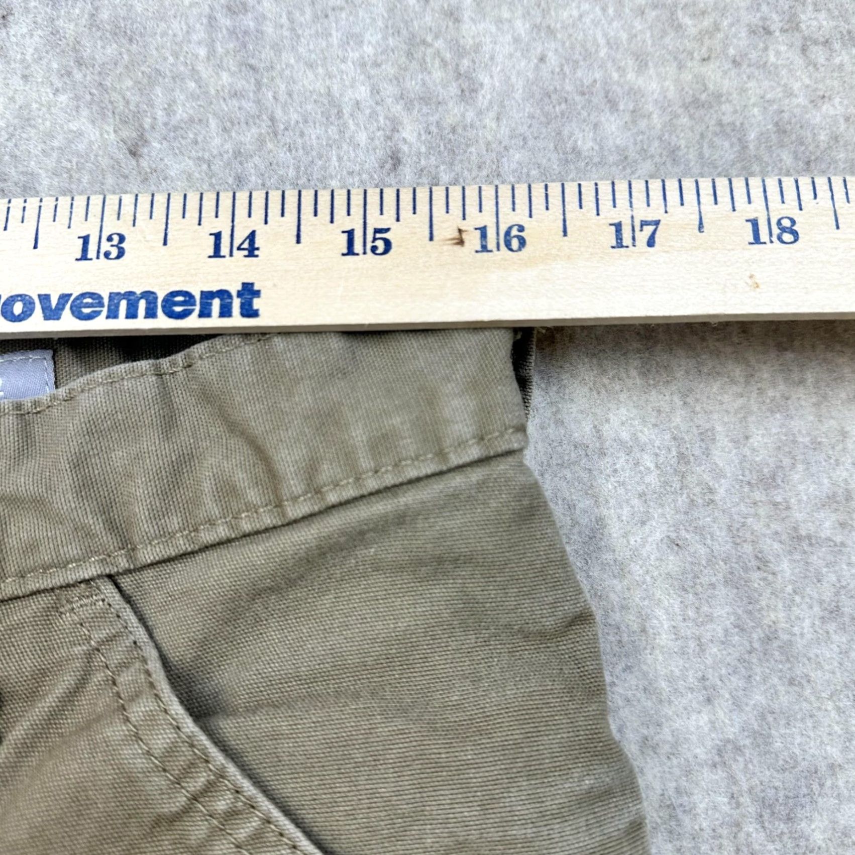 Ariat Ariat Shorts Mens 32 Olive Green Cargo Relaxed Canvas Pockets 11in Inseam Workwear Twill Casual Baggy Front Flat Front Mens Size US 32 / EU 48 - 7 Thumbnail