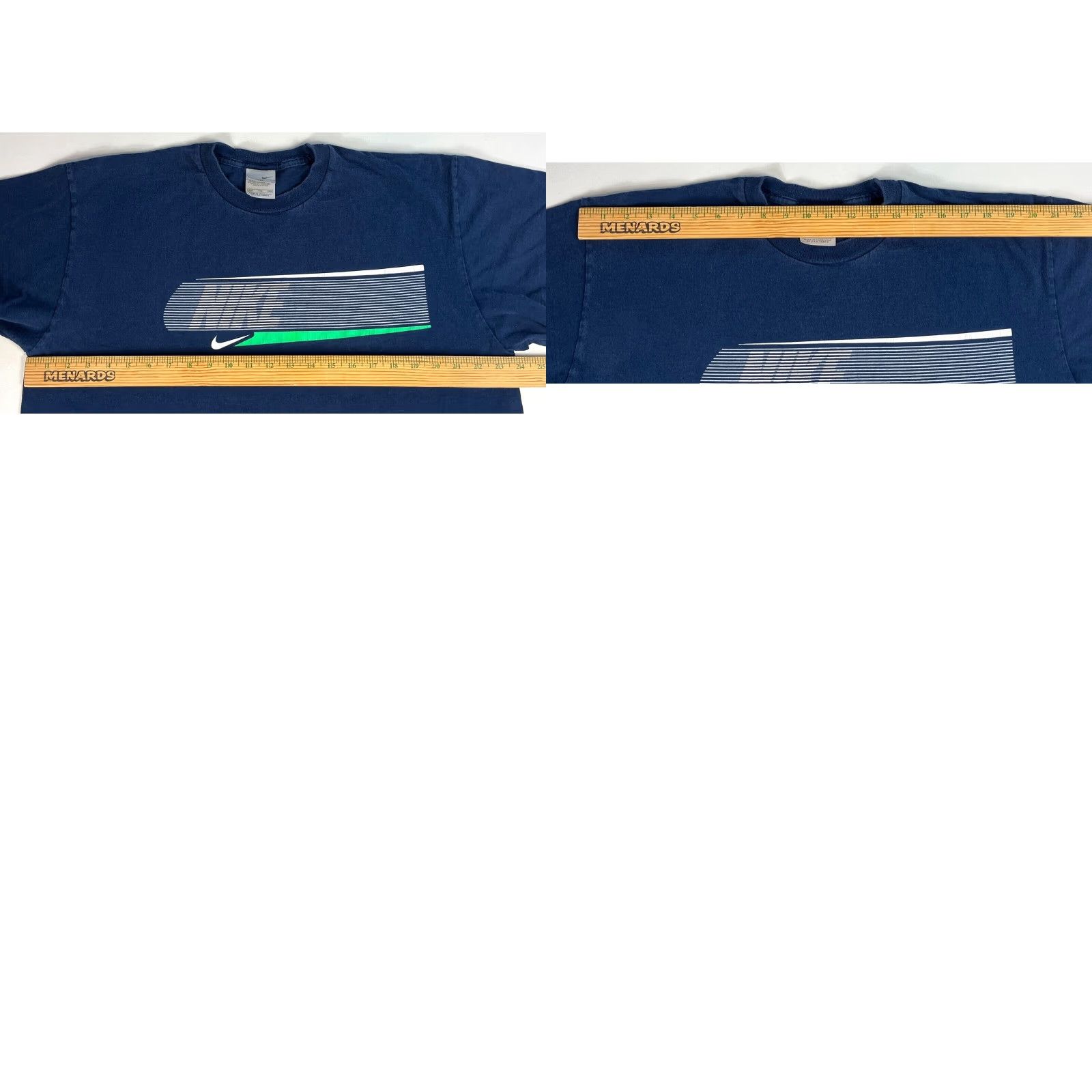 Nike VINTAGE Nike Logo T-Shirt Mens 2XL Navy Cotton Short Sleeve Crew Neck 2006 Logo Sports Classic Decade 2000s Size US XXL / EU 58 / 5 - 8 Thumbnail