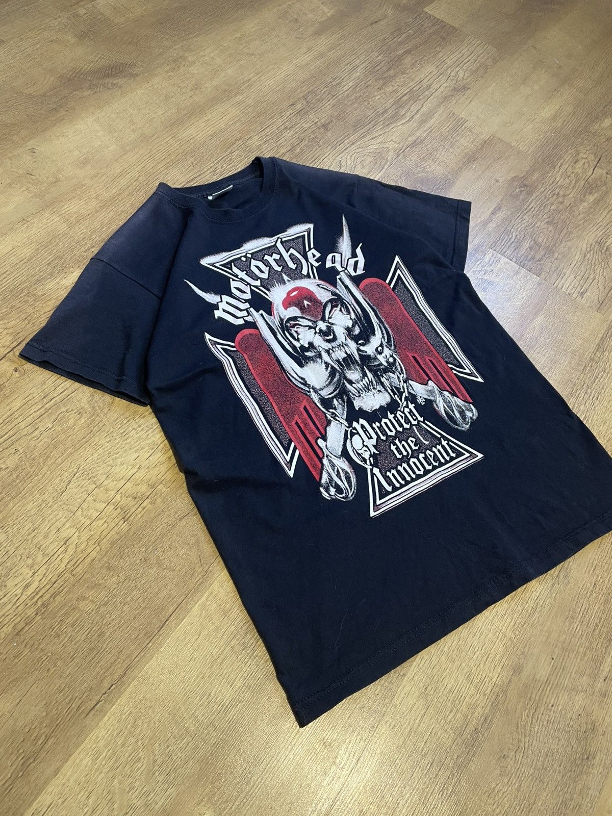 Le Grande Bleu (L.G.B.) Vintage Motor Head Protect to Innocent Big Logo Angry Tee Size US S / EU 44-46 / 1 - 2 Thumbnail