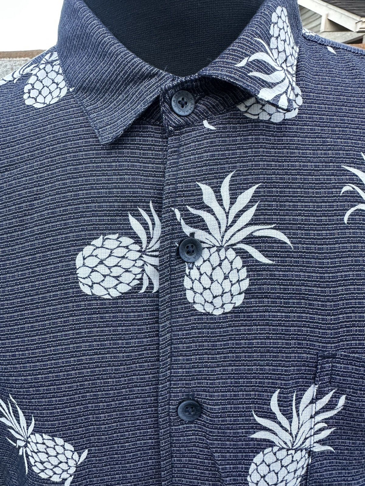 Other PreOwned Kahala Pineapple Print Navy Blue Men's Large Size US L / EU 52-54 / 3 - 3 Thumbnail