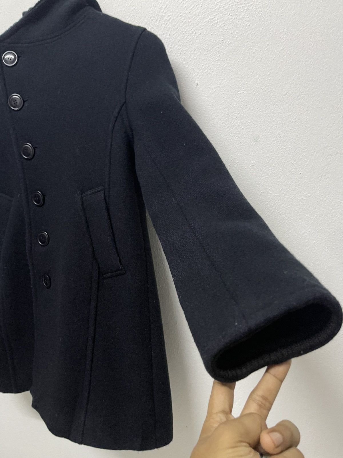 Sunao Kuwahara 2000s SUNAOKUWAHARA ISSEY MIYAKE GARIWOOL HOODIE COAT WOMEN Size S / US 4 / IT 40 - 6 Thumbnail