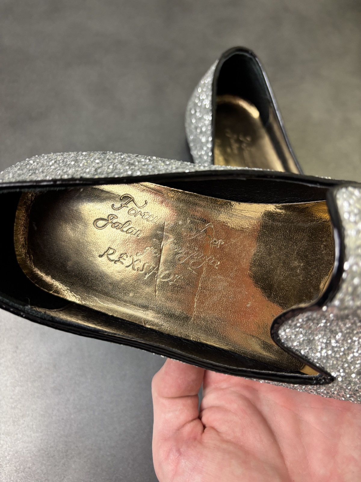 Vintage Vintage Sparkle Loafers Glitter Size US 10 / EU 43 - 16 Thumbnail