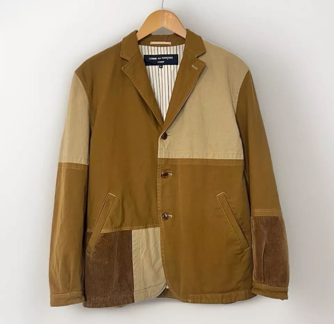 Comme des Garcons × Comme des Garcons Homme × Comme des Garcons Homme Plus Comme Des Garcons HOMME Patchwork Sportcoat Men’s S AD2020 Size US S / EU 44-46 / 1 - 1 Thumbnail