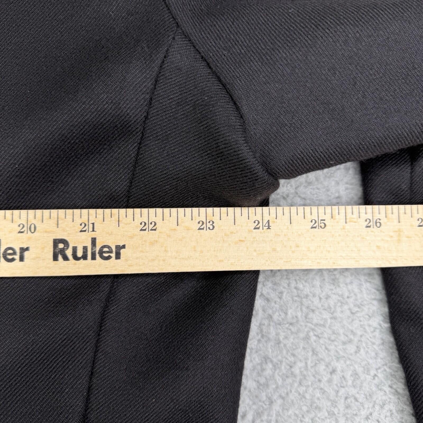 Loro Piana Loro Piana 100% Worsted Italian Cashmere Black Coat 48 Long Size 48L - 5 Thumbnail
