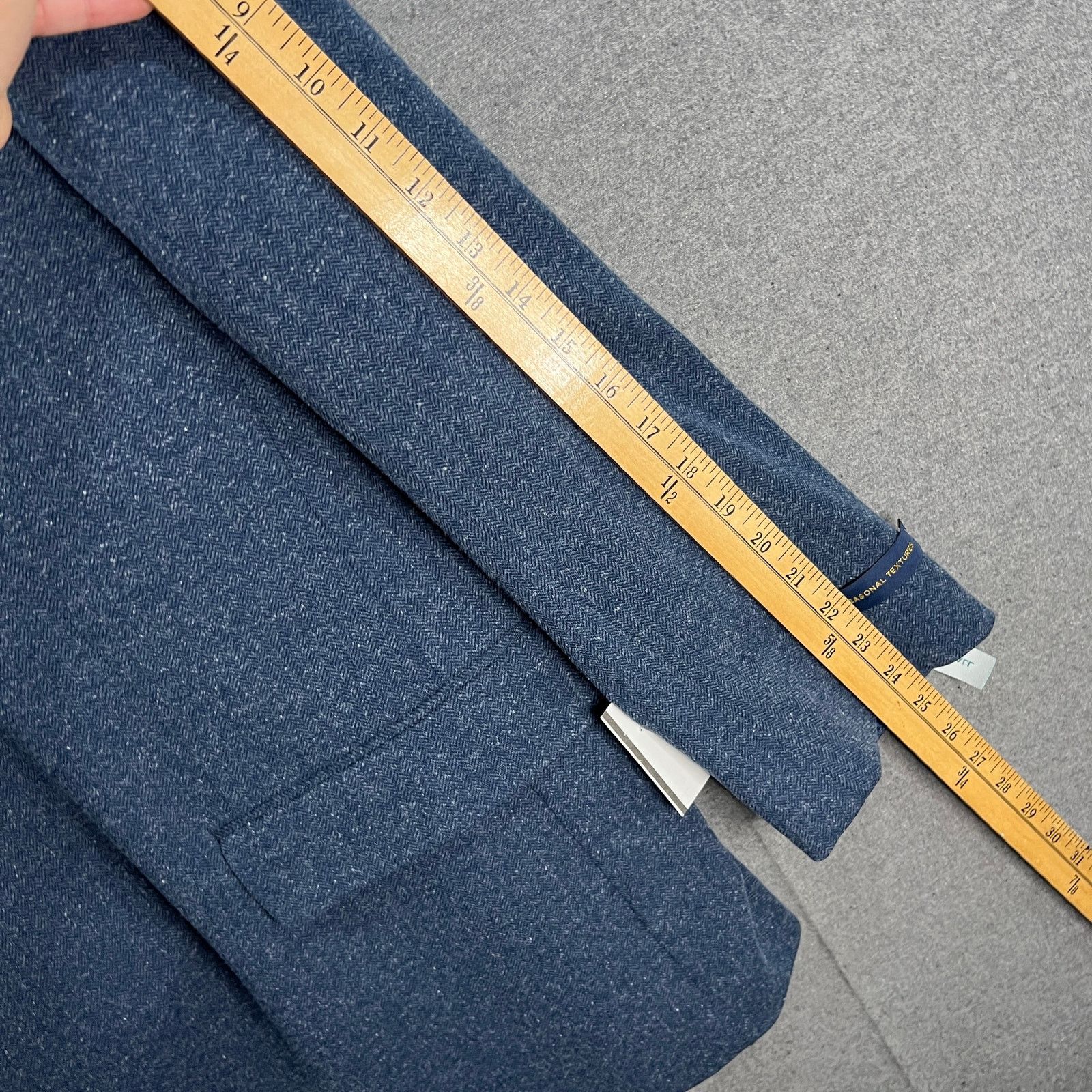 Other Stafford Big&Tall Mens Classic Fit Sport Coats Suits Navy Si Size 54L - 6 Thumbnail