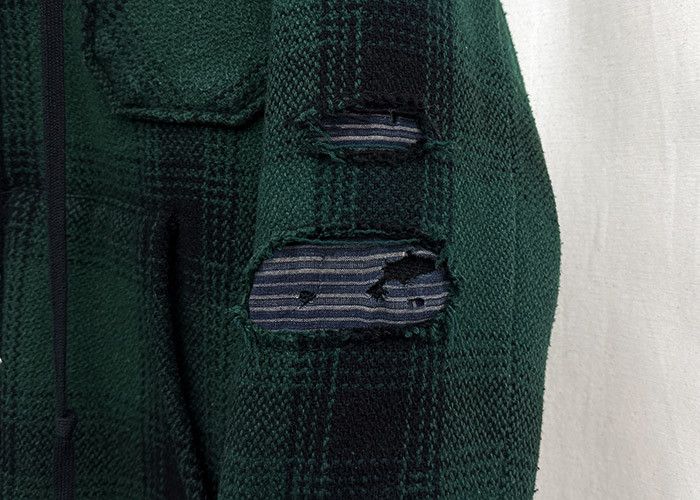 Greg Lauren Greg Lauren checkered flannel hooded jacket Size US L / EU 52-54 / 3 - 3 Thumbnail