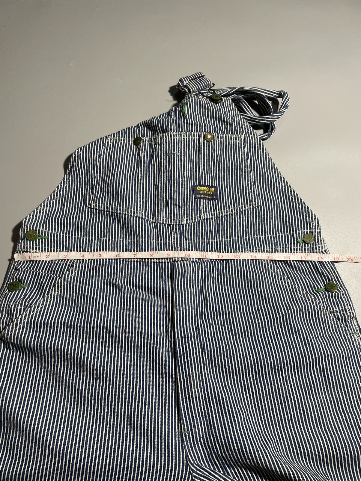 Oshkosh Vintage Oshkosh Hickory Stripes Overall Size US 34 / EU 50 - 14 Thumbnail