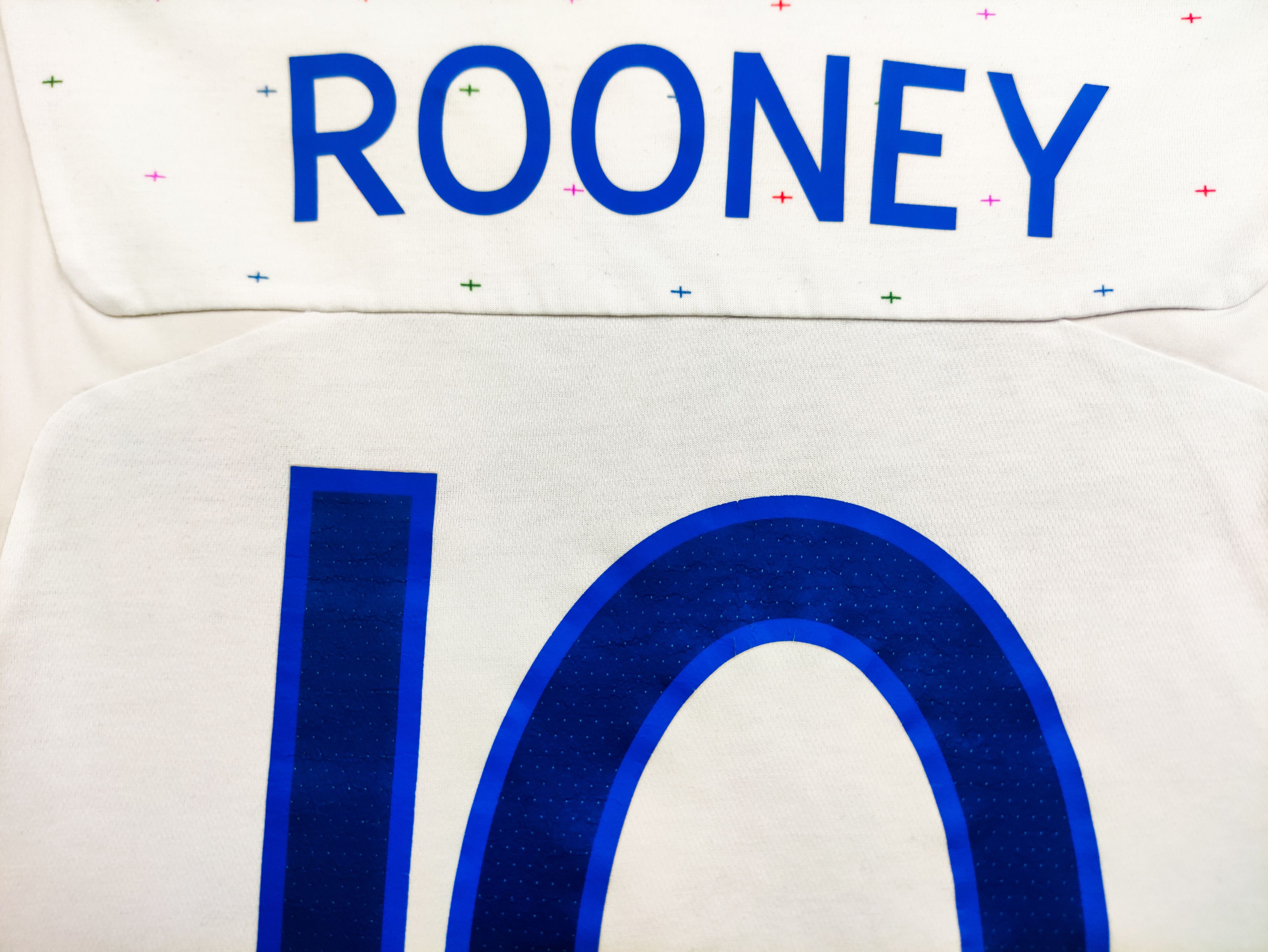 Umbro Wayne Rooney #10 England 2011 Home Umbro Blokecore Vintage Size US S / EU 44-46 / 1 - 14 Thumbnail