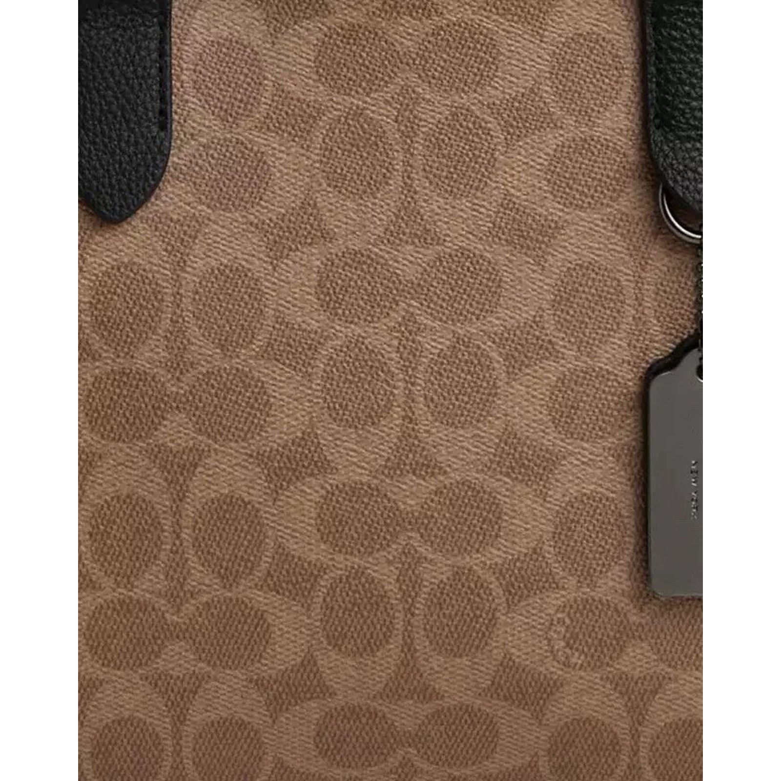 Coach NWT Coach Sullivan Portfolio Brief Canvas cz402 tan Black Size ONE SIZE - 12 Thumbnail