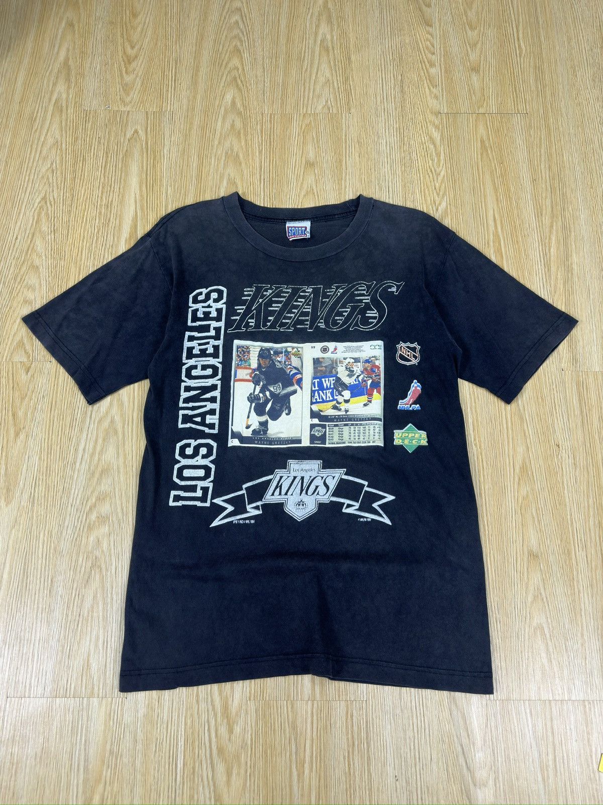 NHL Vintage LA Kings NHL Faded TShirt A895 Size US M / EU 48-50 / 2 - 1 Thumbnail
