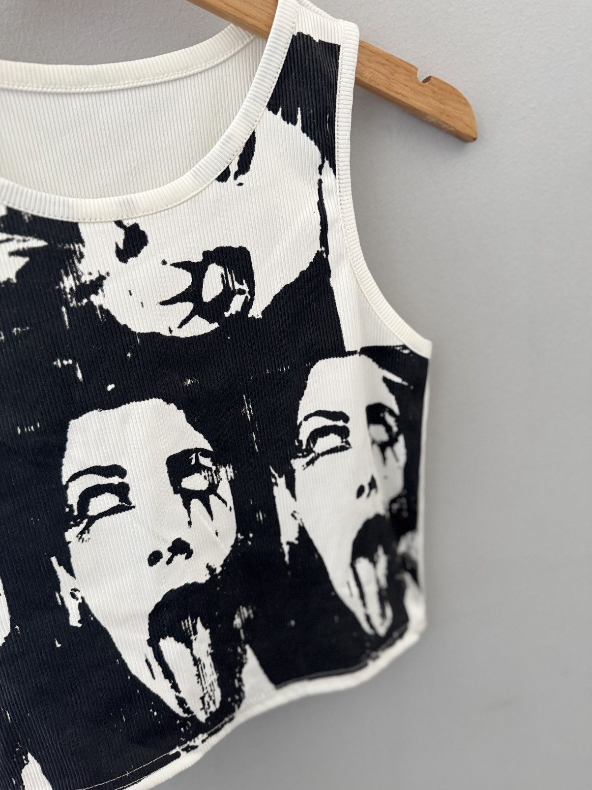 Japanese Brand Avant Garde Style Crazy Y2K Tank Top Size M / US 6-8 / IT 42-44 - 4 Thumbnail