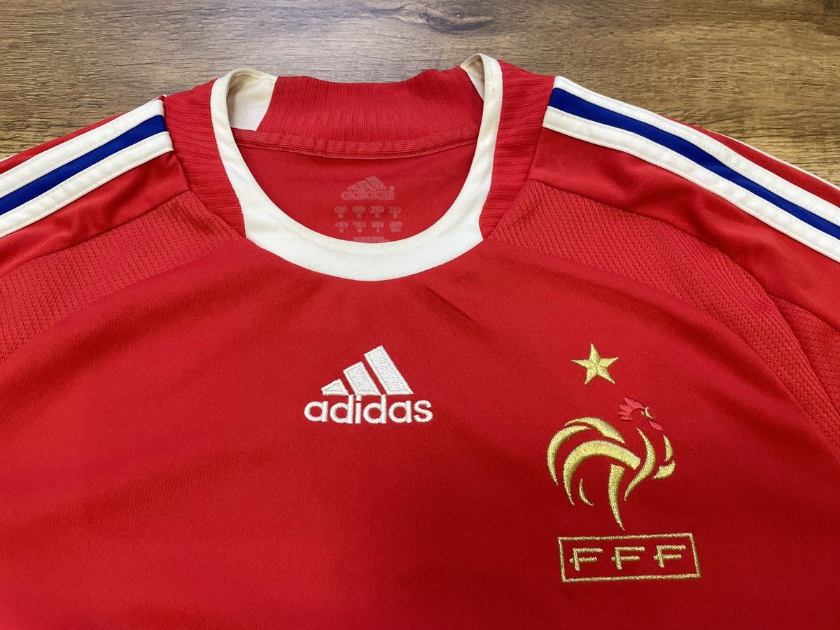 Adidas × Vintage Adidas Vintage Soccer Jersey France 2008 Size US M / EU 48-50 / 2 - 2 Thumbnail