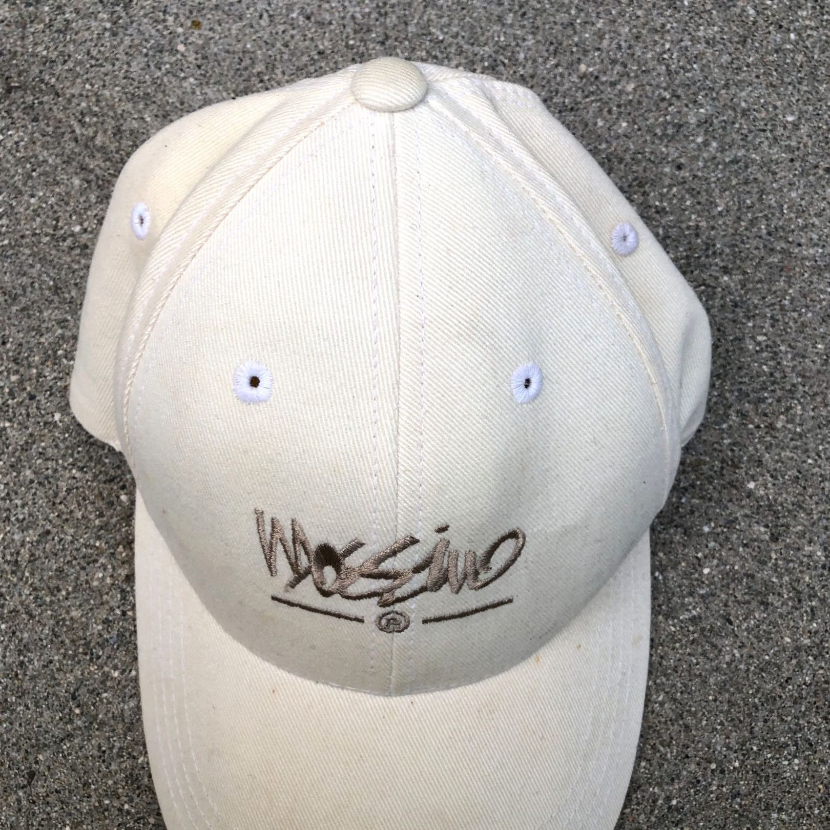Mossimo VINTAGE Mossimo Baseball Hat One Size Beige Cap Embroidered Mens Y2K VTG Fitted Size ONE SIZE - 3 Thumbnail