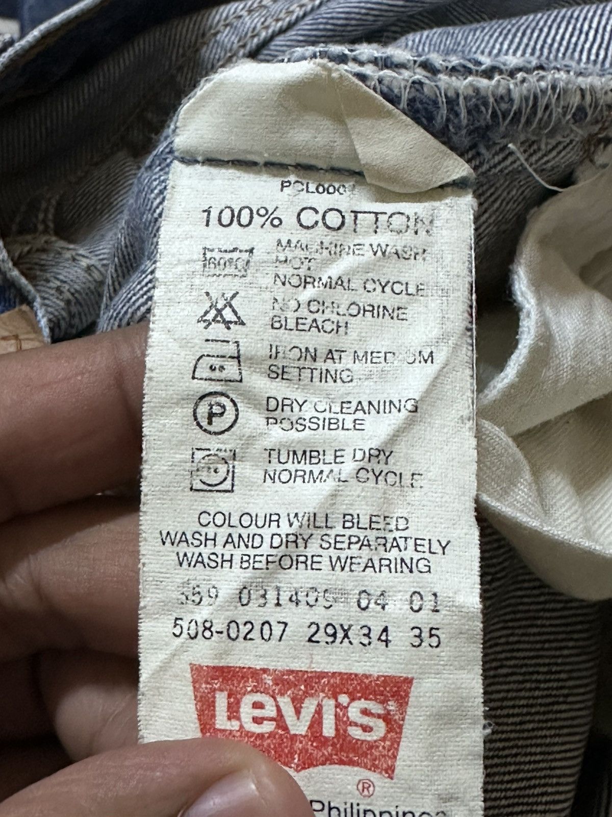 Levi's Vintage Clothing Vintage Levi’s 508 Mudwash Distressed Denim Size US 28 / EU 44 - 7 Thumbnail