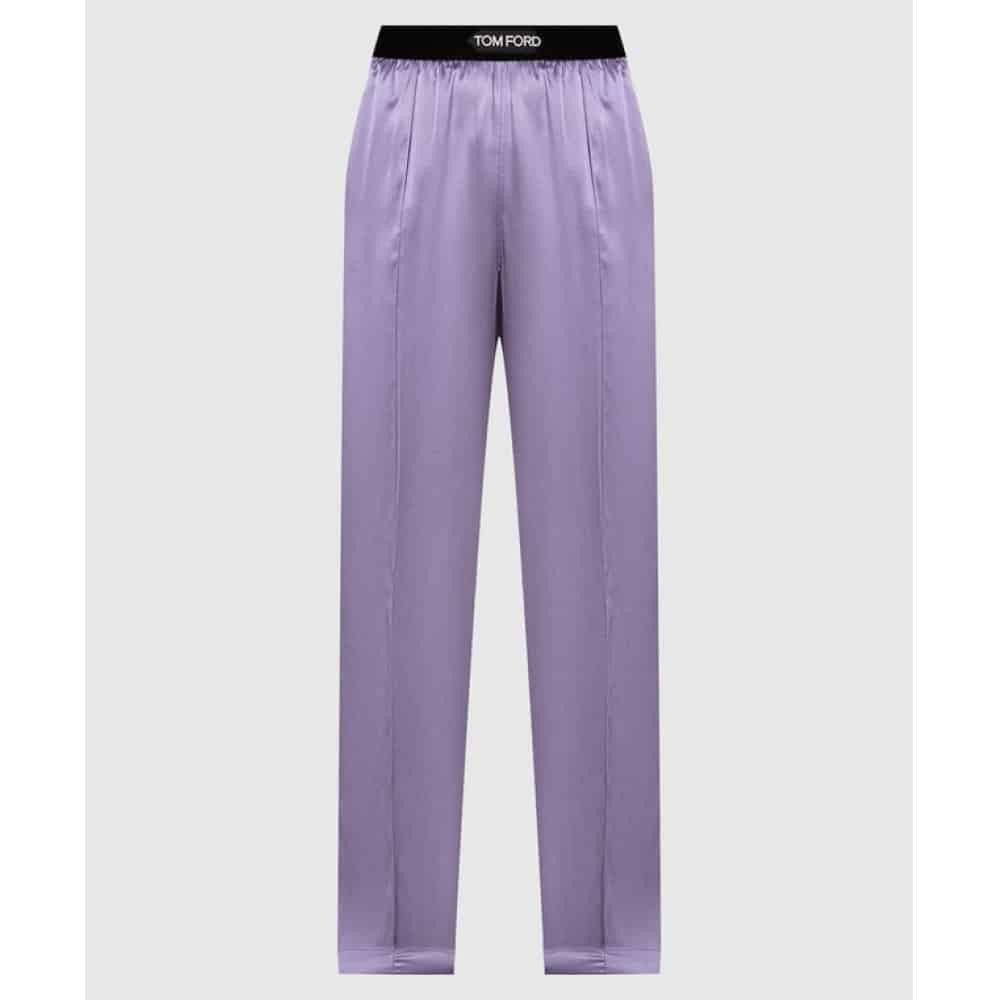 Tom Ford o1loc1c1125 PAW397 Pajama Pant in Purple Size 25" / US 0 / IT 36 - 1 Thumbnail
