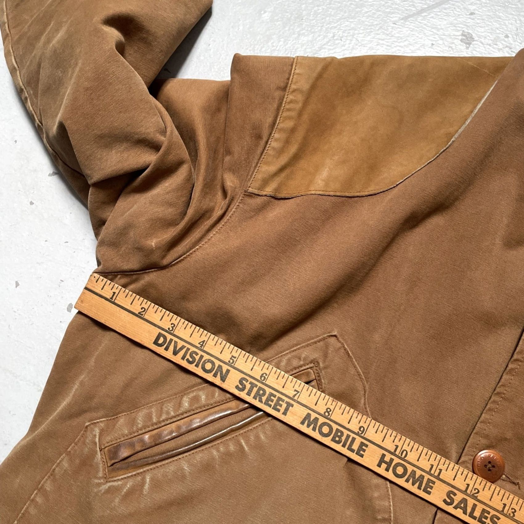 Polo Ralph Lauren VINTAGE Polo Ralph Lauren Jacket Polo Sportsman Barn Ranch Leather Trim Jacket Made USA XL Mens Brown USA Rancher Distressed Workwear Chore Size US XL / EU 56 / 4 - 4 Thumbnail