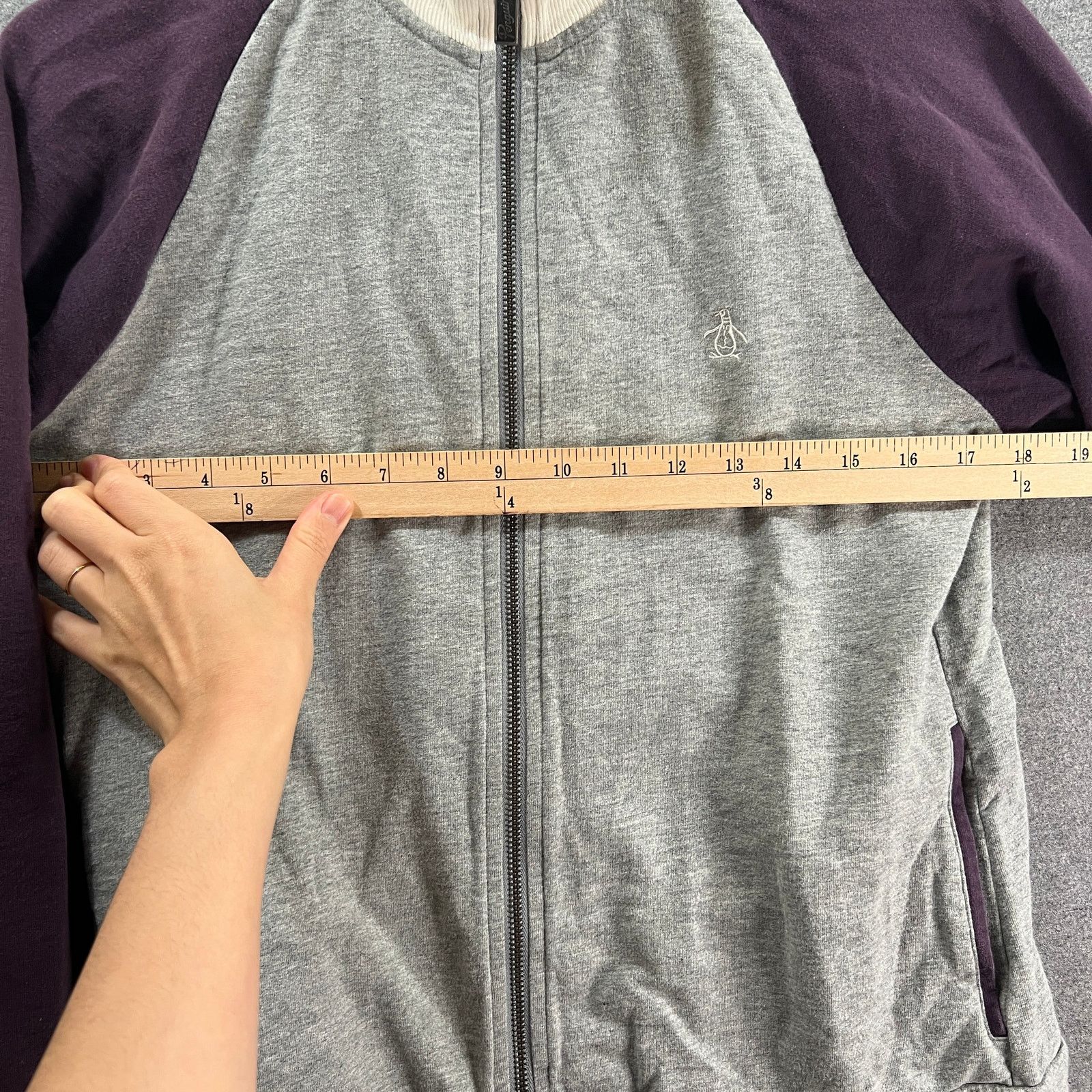 Other Penguin Womens Small Jacket Gray Long Sleeve Full Zip Size S / US 4 / IT 40 - 8 Thumbnail