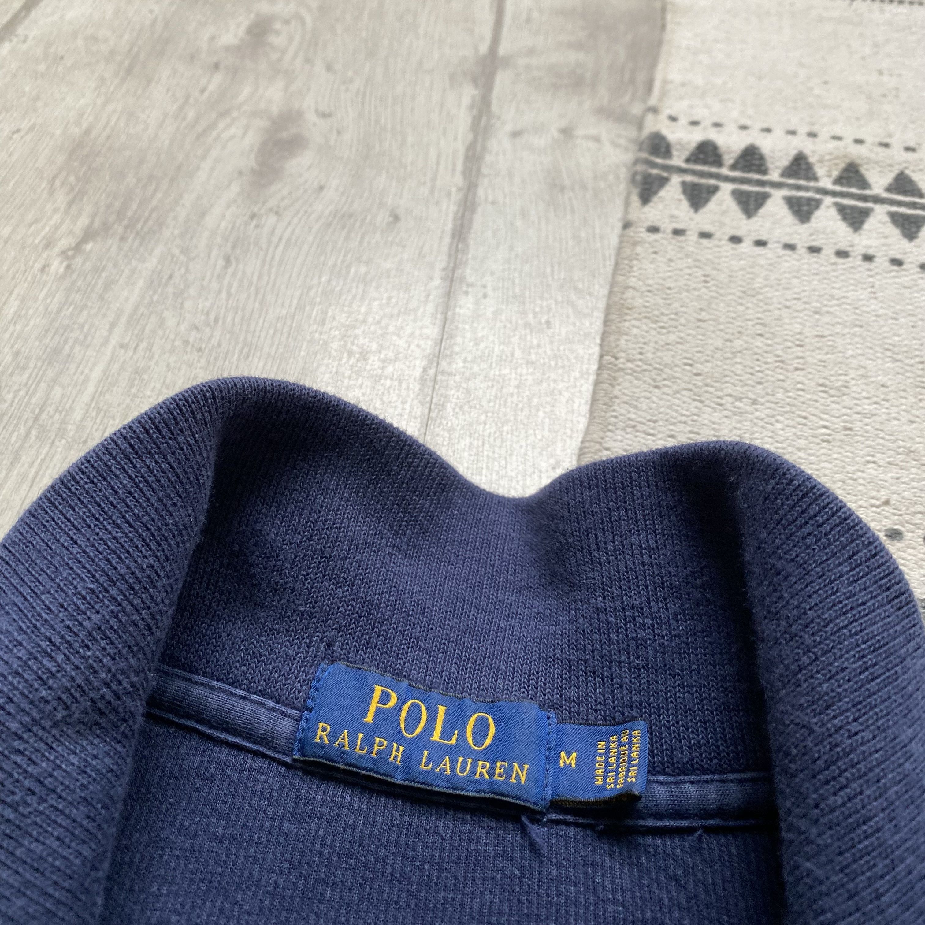 Polo Ralph Lauren Distressed Vintage Polo Ralph Lauren Sweater ¼ zip Faded Size US M / EU 48-50 / 2 - 8 Thumbnail