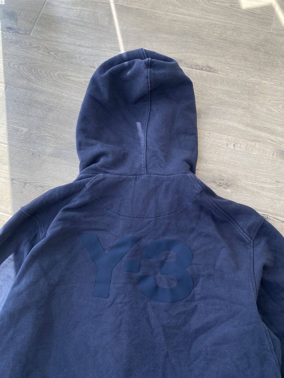Yohji Yamamoto Yohji Yamamoto Y3 Logo Hoodie Size US XXL / EU 58 / 5 - 3 Thumbnail