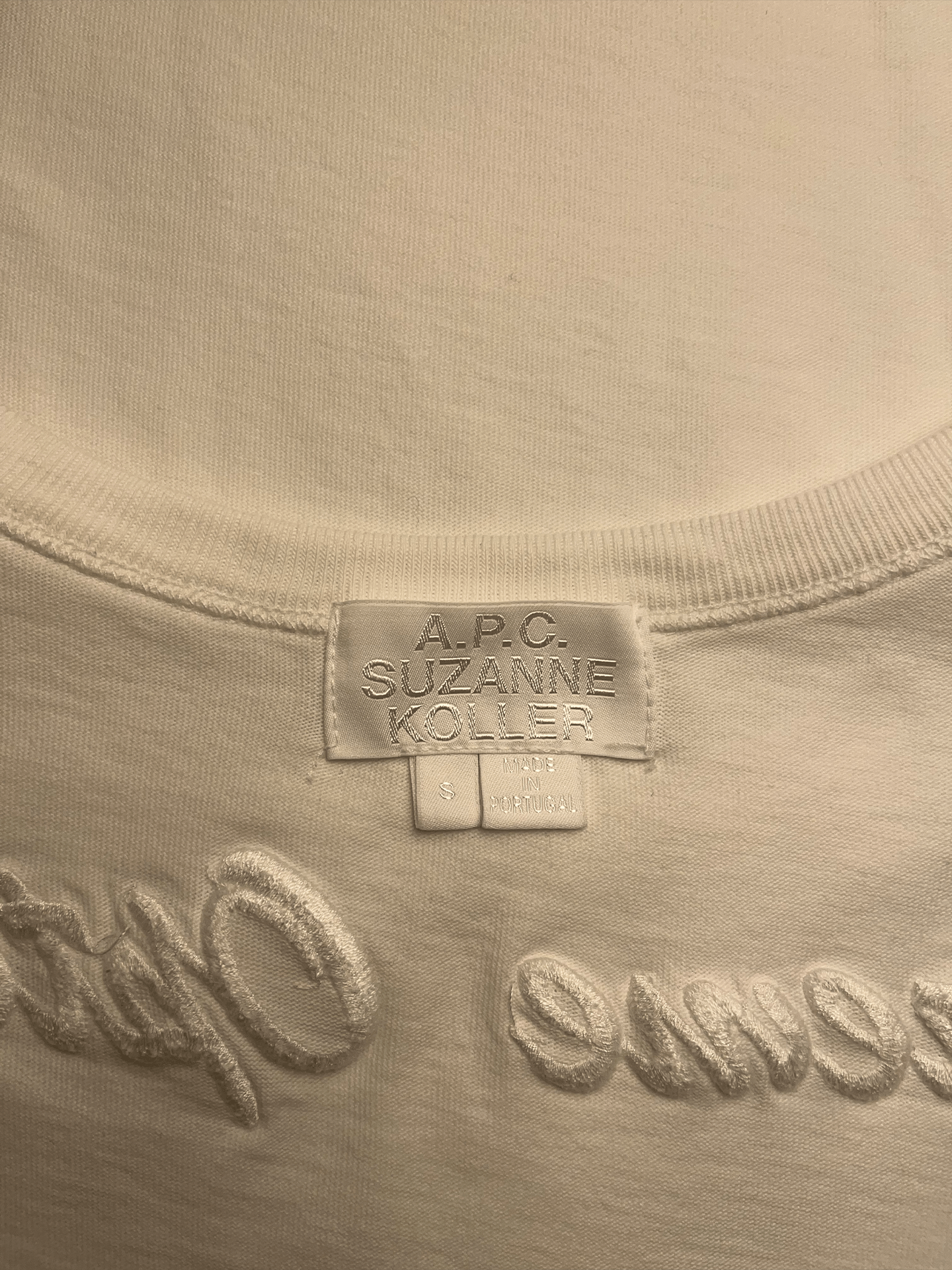A.P.C. A.P.C. x Suzanne Koller embroidered t-shirt Size US S / EU 44-46 / 1 - 4 Thumbnail