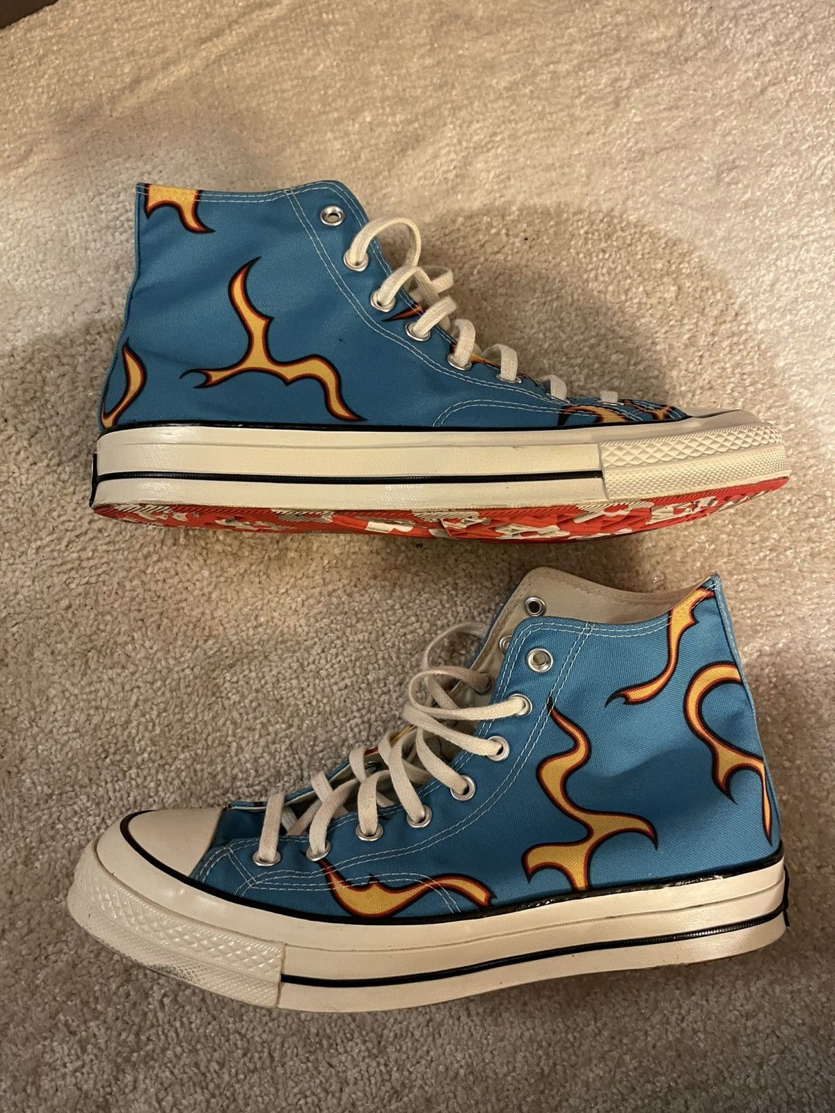 Converse × Golf le Fleur Converse Golf Le fluer Flame Hi Top Sneakers Size US 10 / EU 43 - 4 Thumbnail