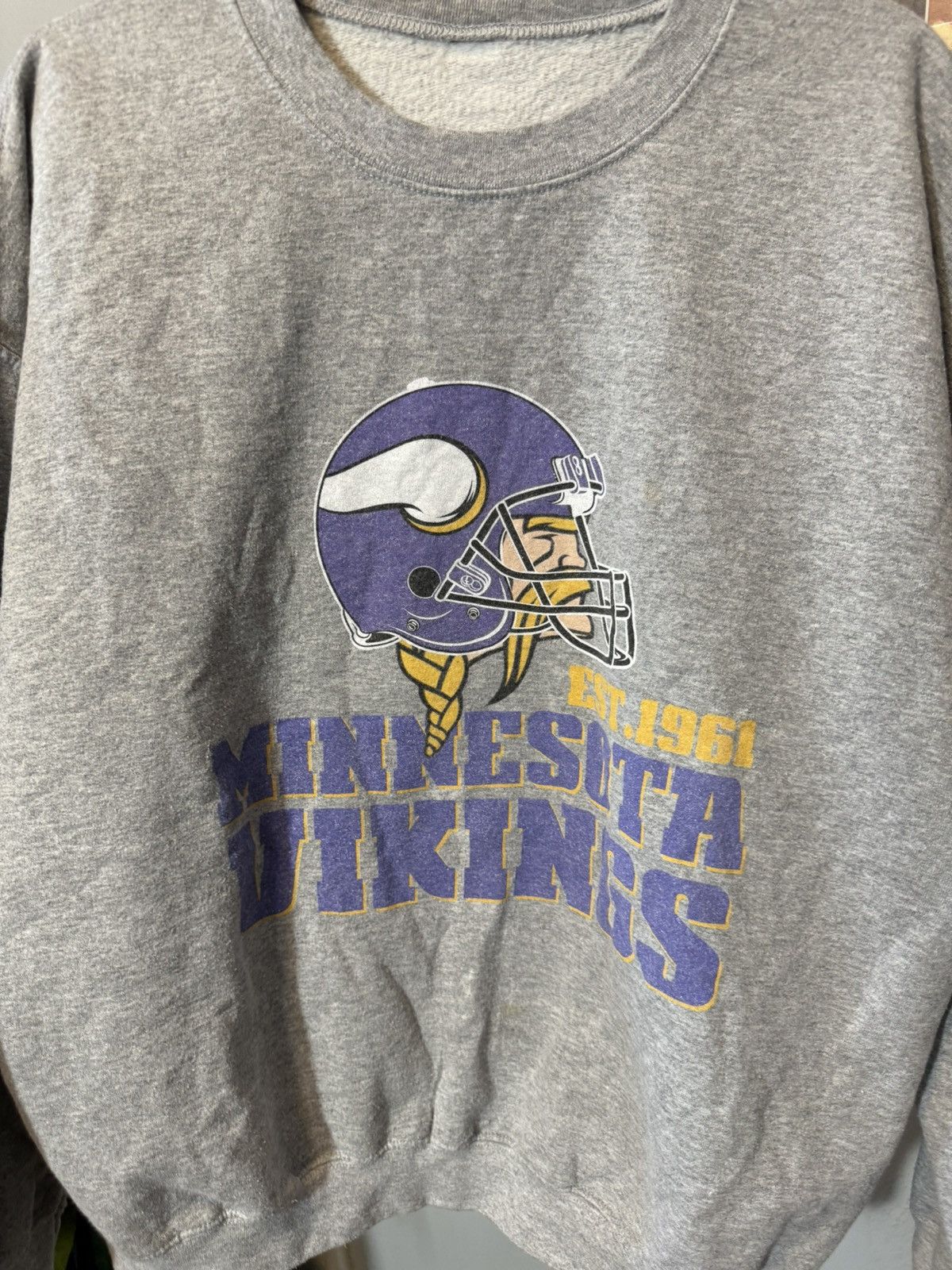 Vintage Vintage Minnesota Vikings Sweatshirt Size US XXL / EU 58 / 5 - 3 Thumbnail