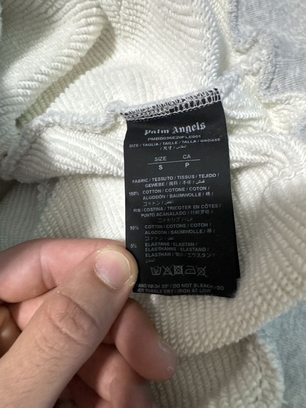Palm Angels Palm Angels Broken Over Logo Hoodie Size US S / EU 44-46 / 1 - 6 Thumbnail