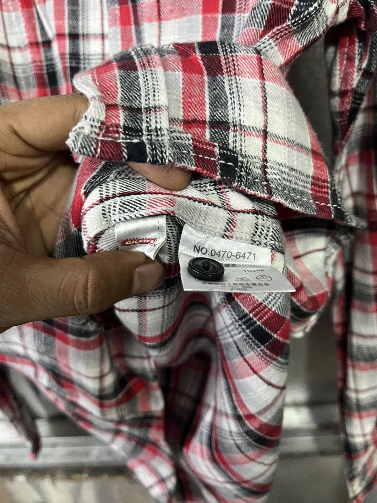 Dickies Dickies checkered double pocket button shirt flannel Size US M / EU 48-50 / 2 - 5 Thumbnail