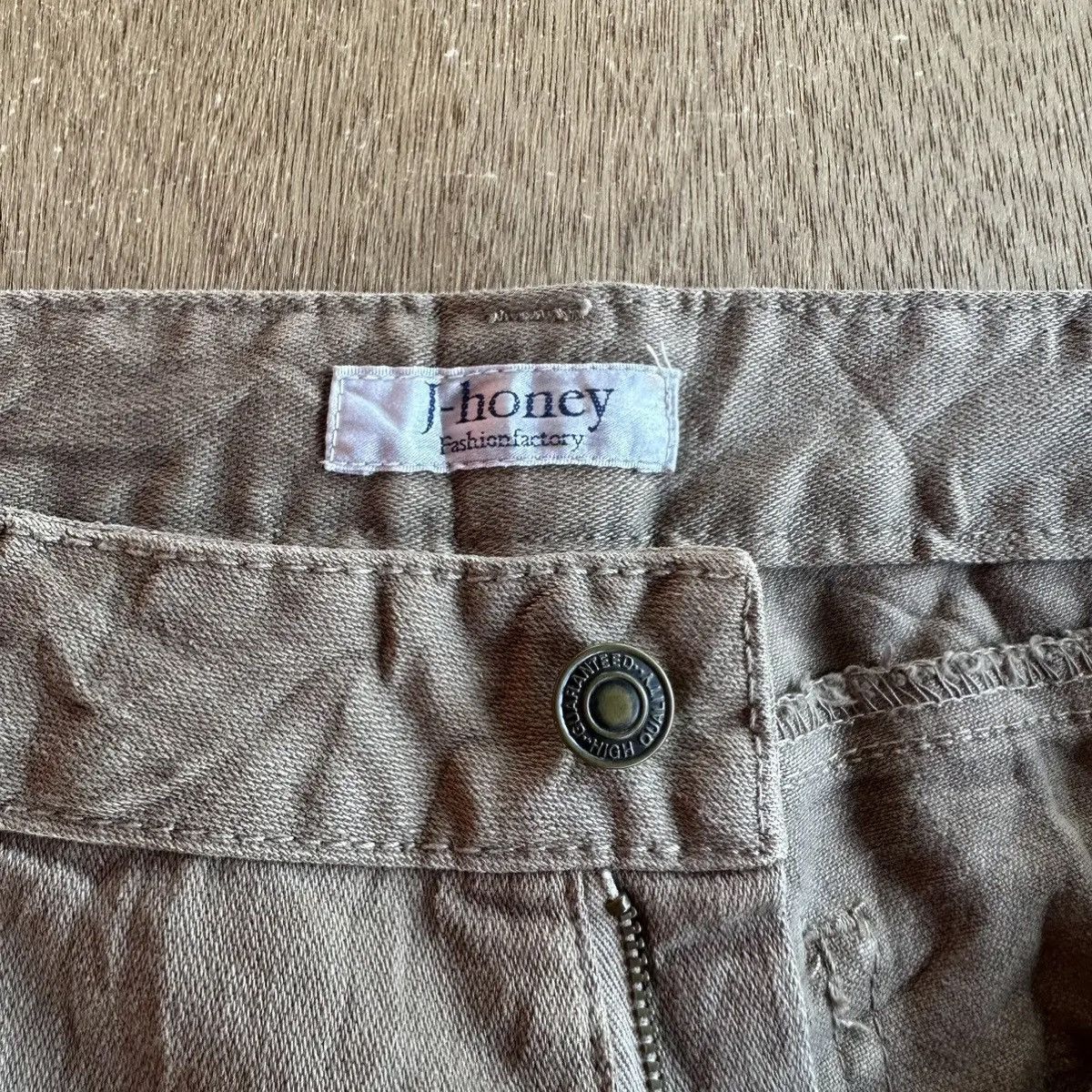 Japanese Brand × honeyee.com VINTAGE J-HONEY JEANS FLARE/BOOTCUT TROUSERS BLANK PANTS Size 29" - 7 Thumbnail