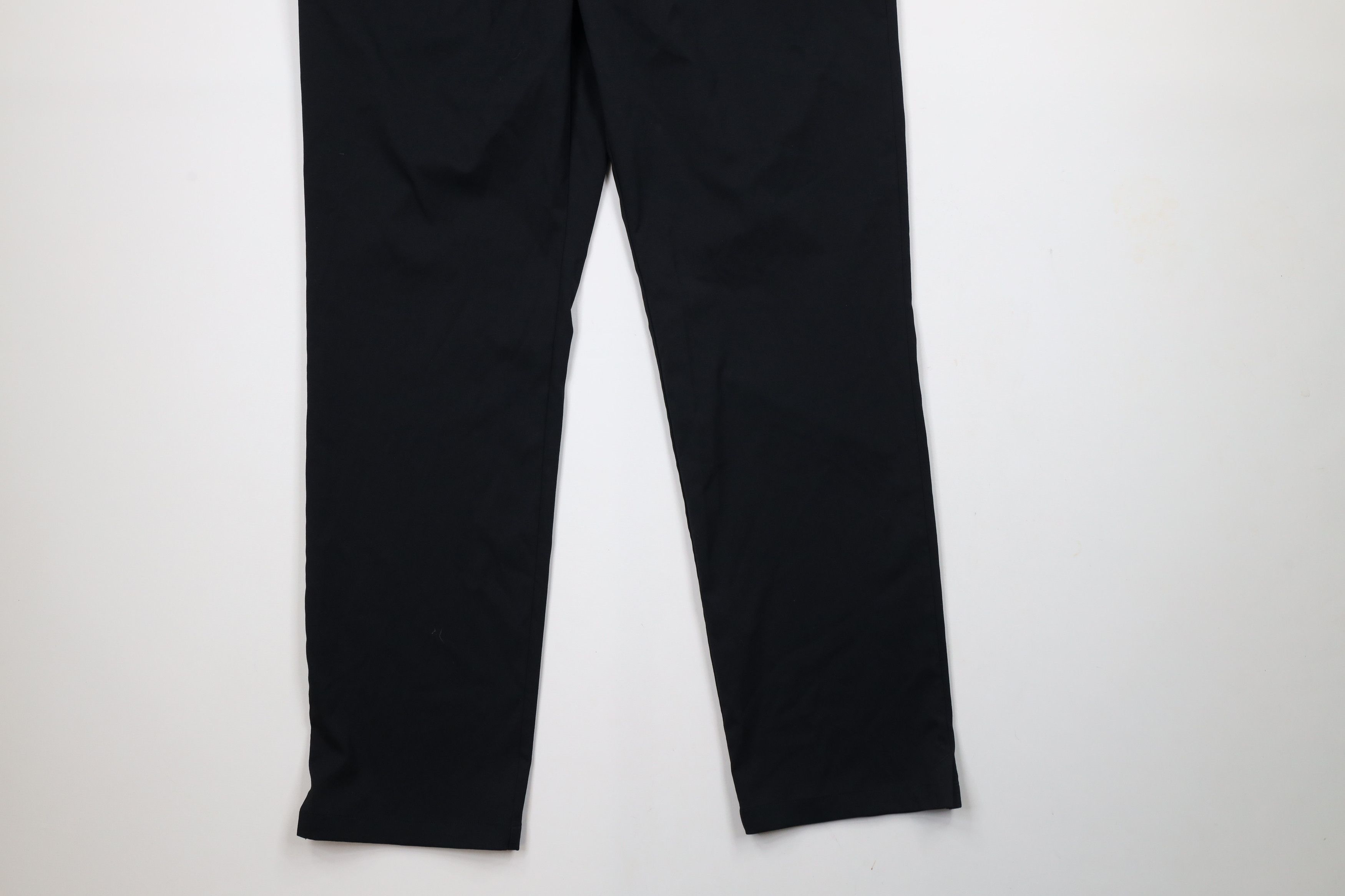 Nike × Vintage Nike Golf Knit Flat Front Stretch Golfing Chino Pants Black Size US 38 / EU 54 - 4 Thumbnail