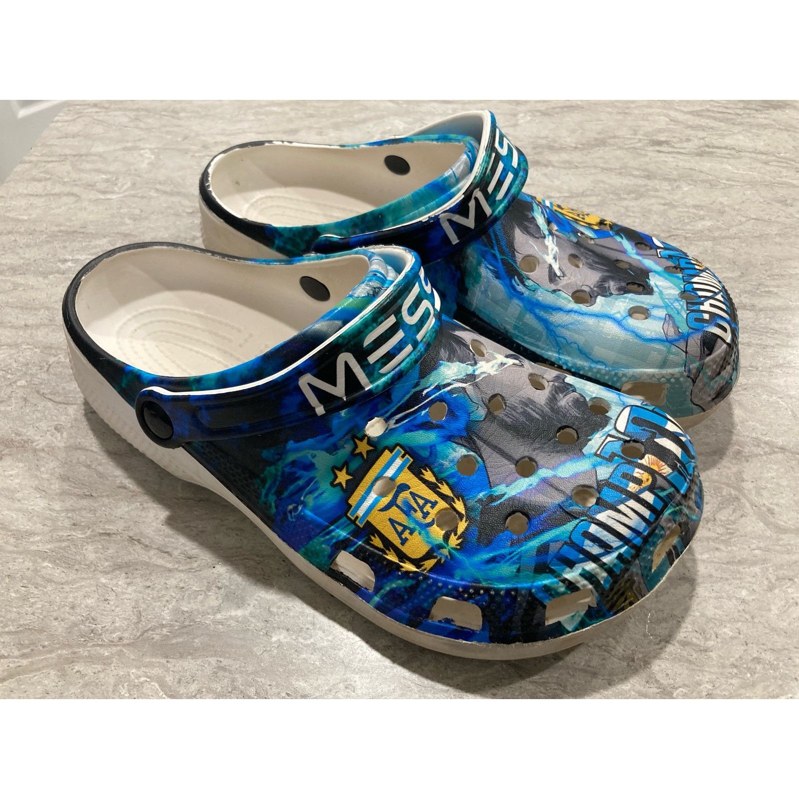 Other Lionel Messi Champions Unisex Waterproof Clog Shoes 10.5 44 Size US 10.5 / EU 43-44 - 10 Thumbnail