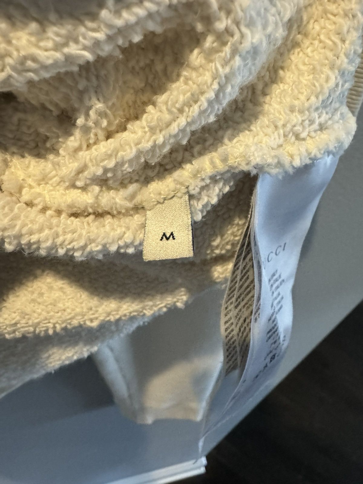 Gucci Gucci oversized white hoodie Size US M / EU 48-50 / 2 - 6 Thumbnail