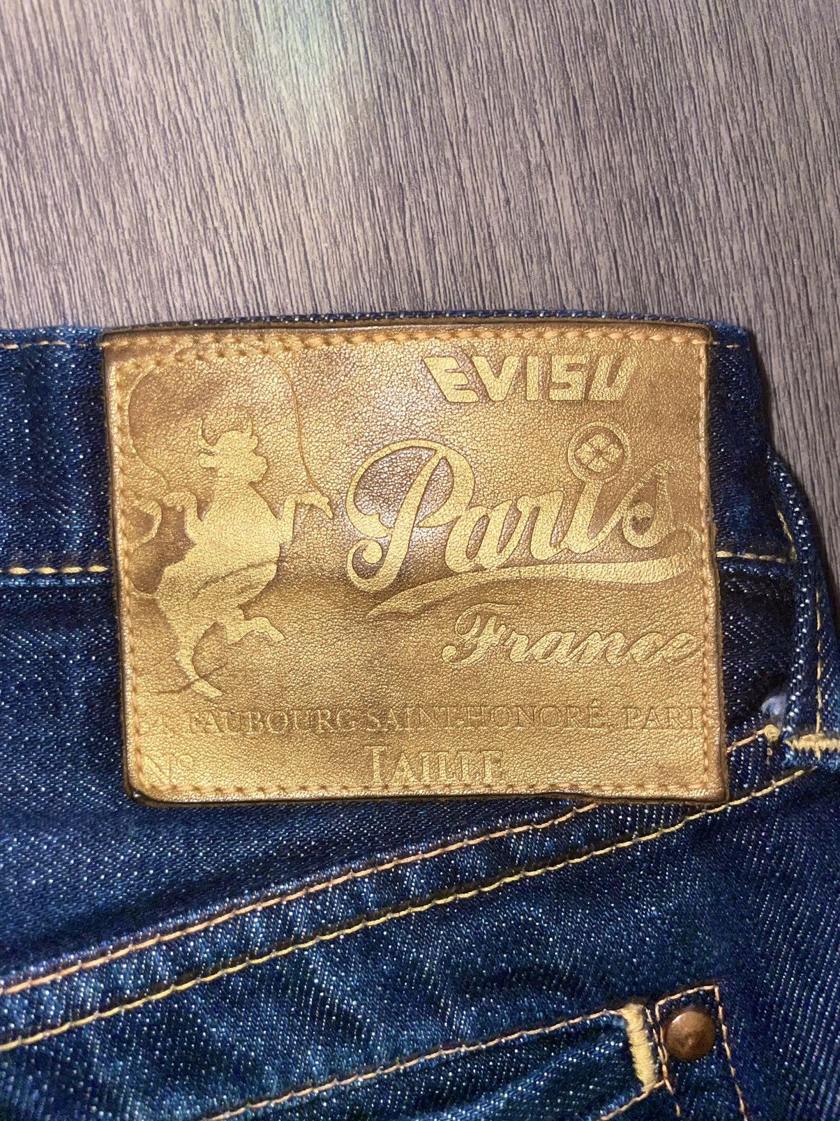 Evisu Evisu Paris Diacock Jeans (40x33) Size US 40 / EU 56 - 6 Thumbnail