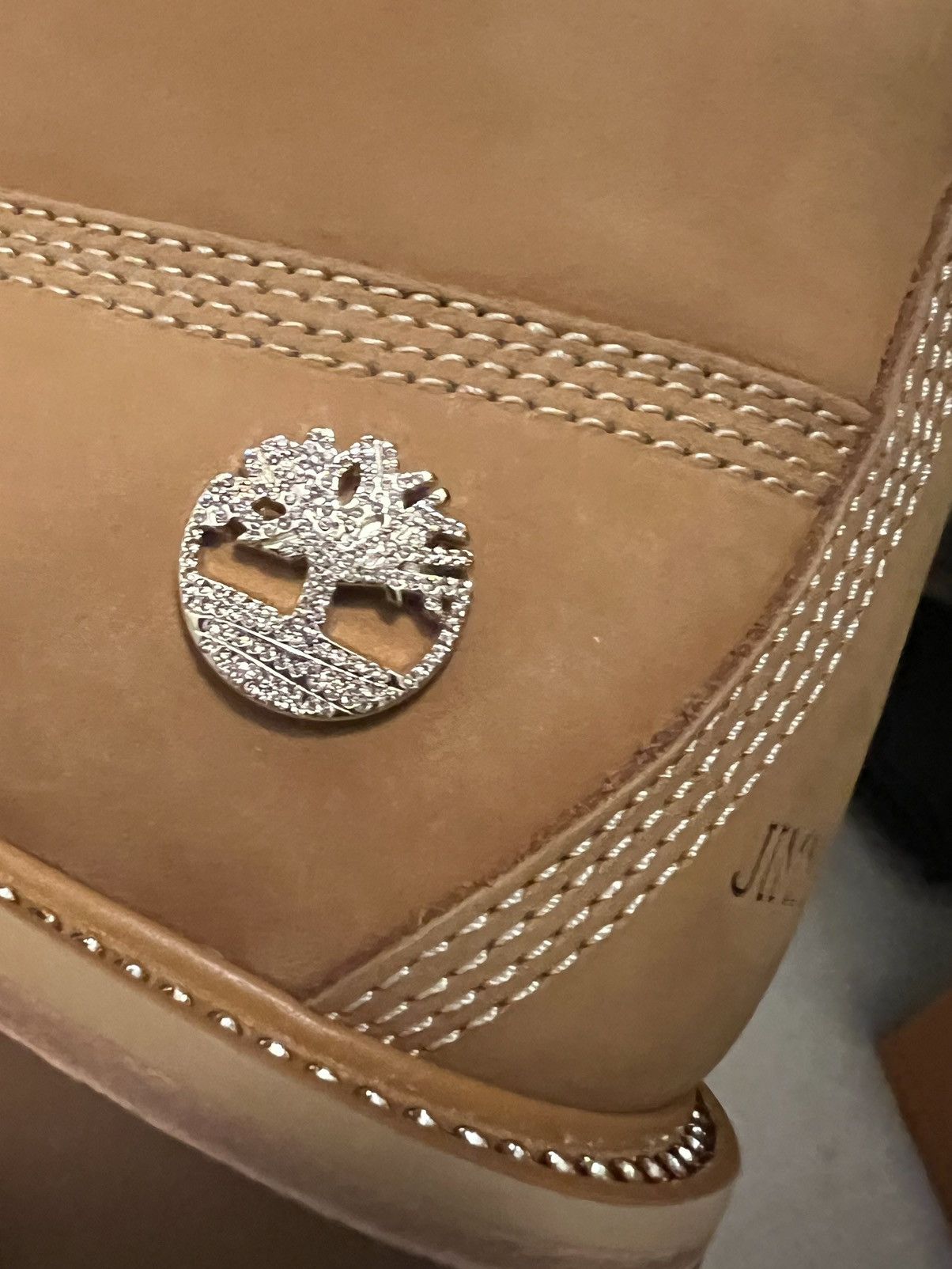 Jimmy Choo × Timberland Timberland & Jimmy Choo Premium Wheat Swarovski Crystal Size US 9.5 / EU 42-43 - 3 Thumbnail