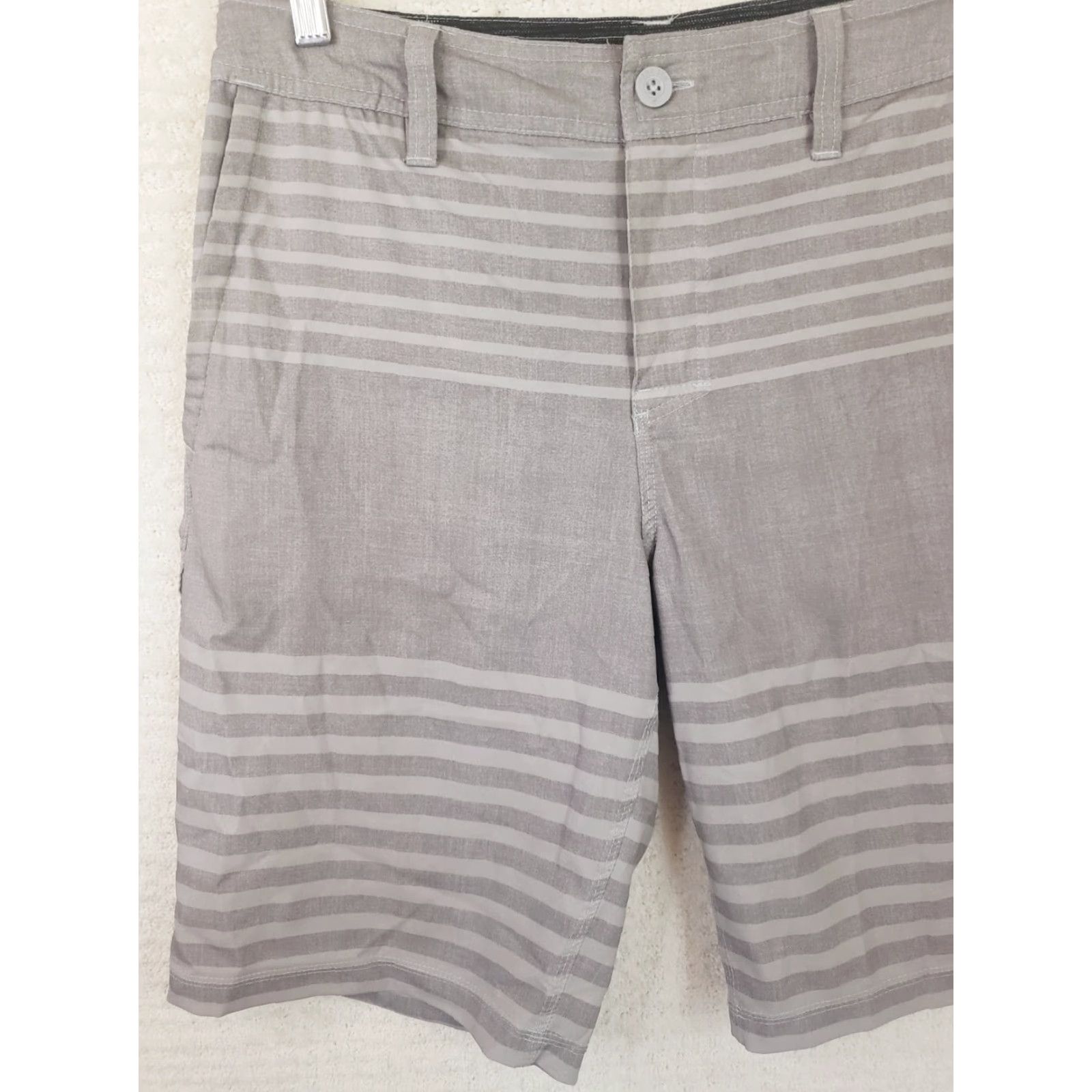 Hang Ten Hang Ten Board Shorts Mens Size 30 Beige Striped Chino Size US 30 / EU 46 - 3 Thumbnail