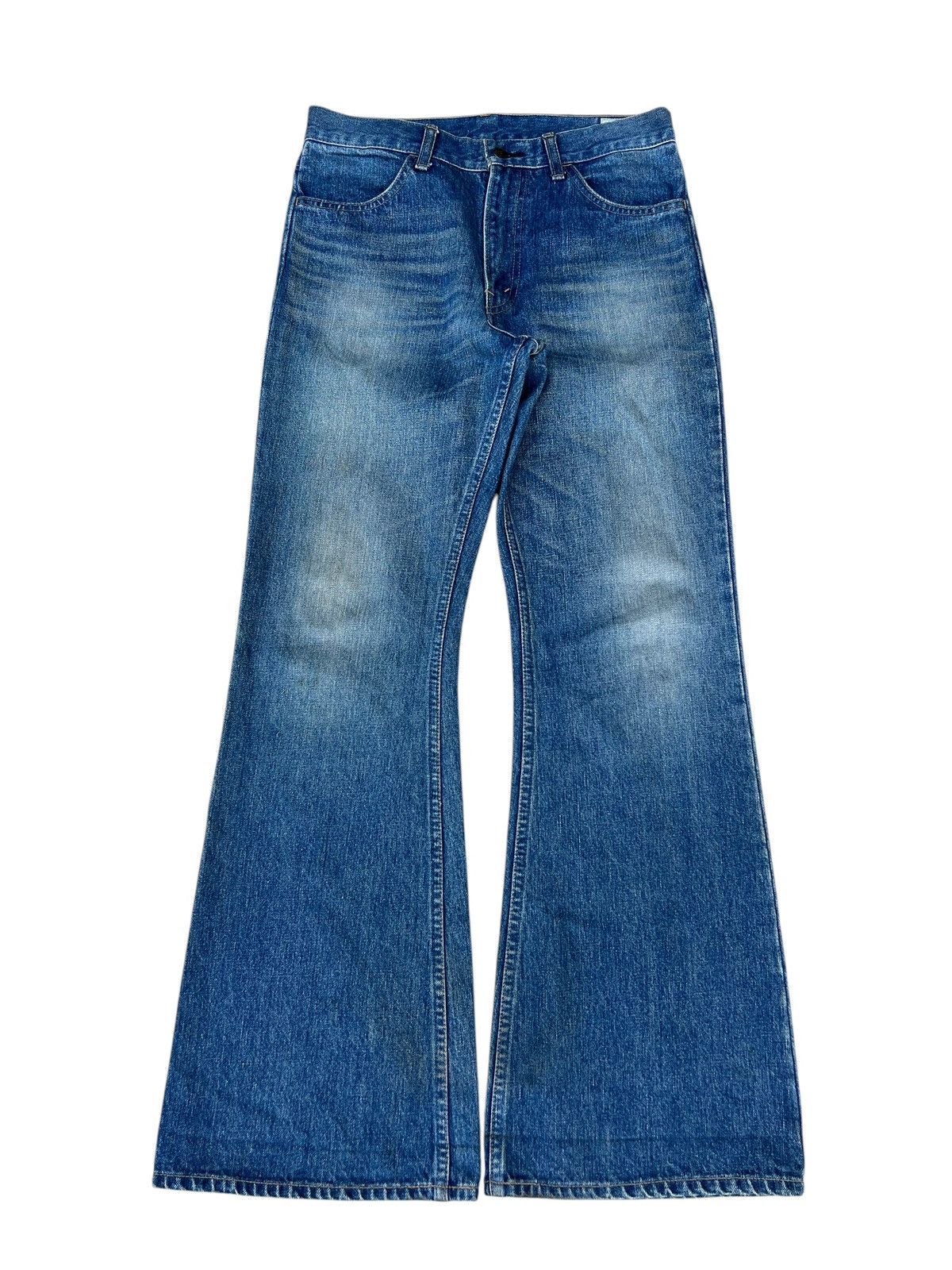 Orslow Dirty Mud Orslow Distressed Denim Bootcut Flare Jeans Size US 30 / EU 46 - 1 Thumbnail
