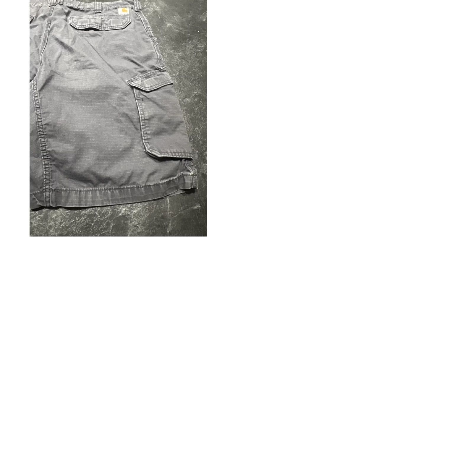 Carhartt Carhartt Cargo Shorts Gray Mens Size 40x11 Relaxed Fit Ripstop Canvas 11in Inseam Casual Workwear Size US 40 / EU 56 - 9 Thumbnail