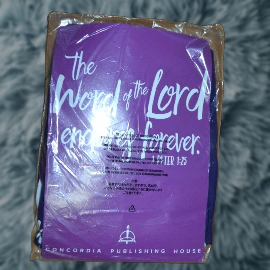 Forever 21 The Word Of The Lord Endures Forever 1 Peter 1:25 T Shirt XL Canvas Men Purple Graphic Tee Modern Gun Control 100% Cotton Vintage? Size US XL / EU 56 / 4 - 1 Thumbnail