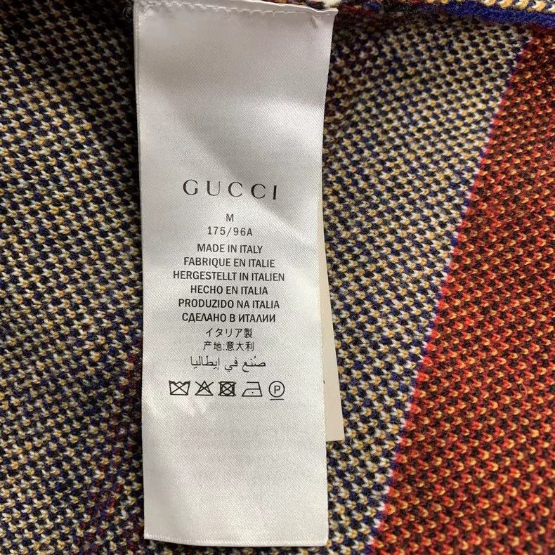 Gucci Gucci Little bee pattern wool knitted cardigan sweater 2501 Size US M / EU 48-50 / 2 - 4 Thumbnail